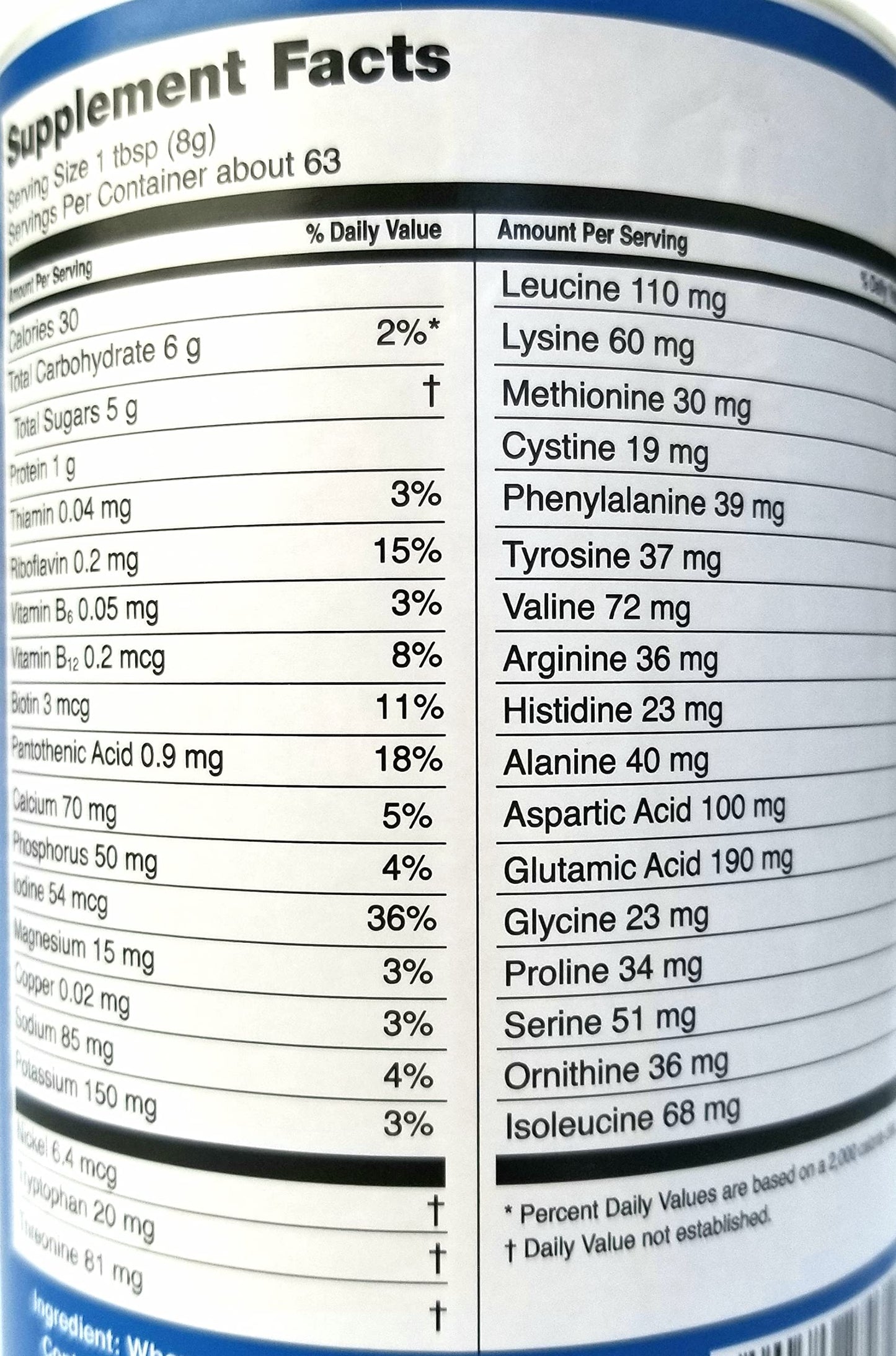 Lebasi Lactoserum Swiss Whey Supplement Powder 35.2 oz