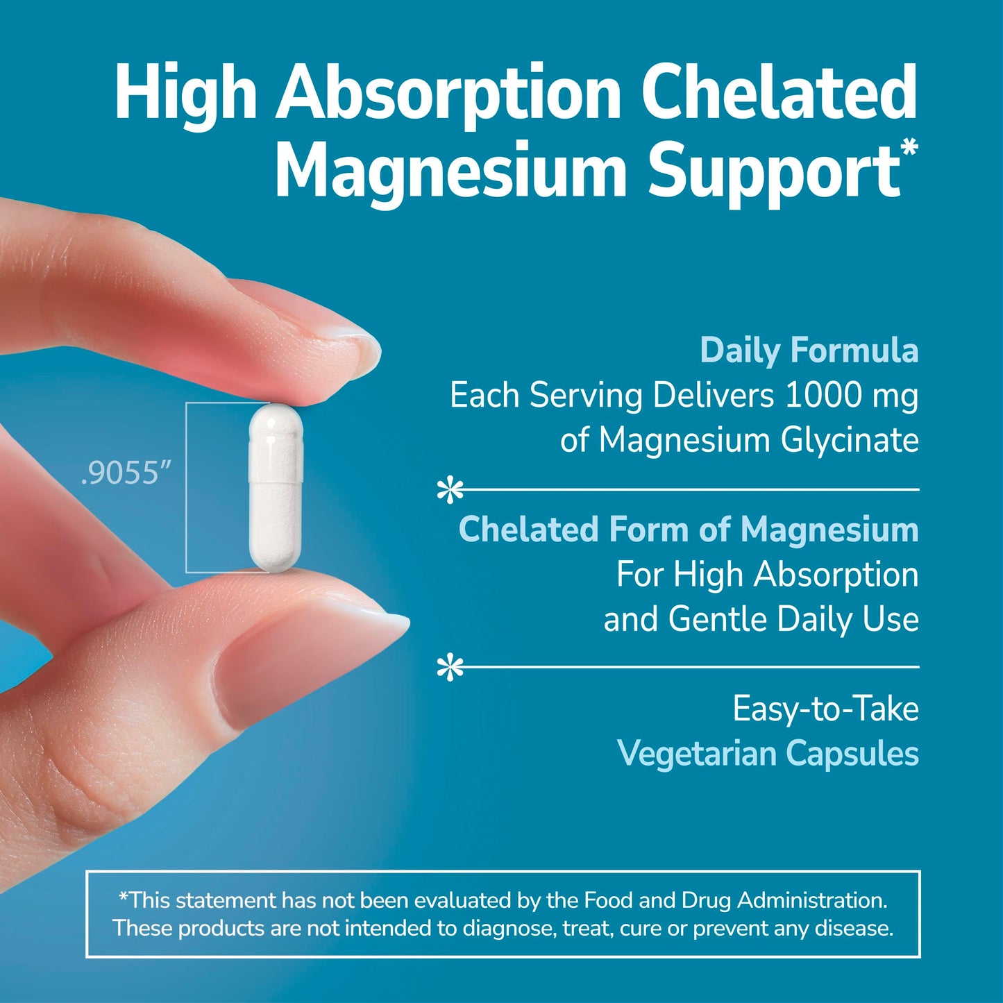 21st Century Magnesium Glycinate 1000mg Capsules 150