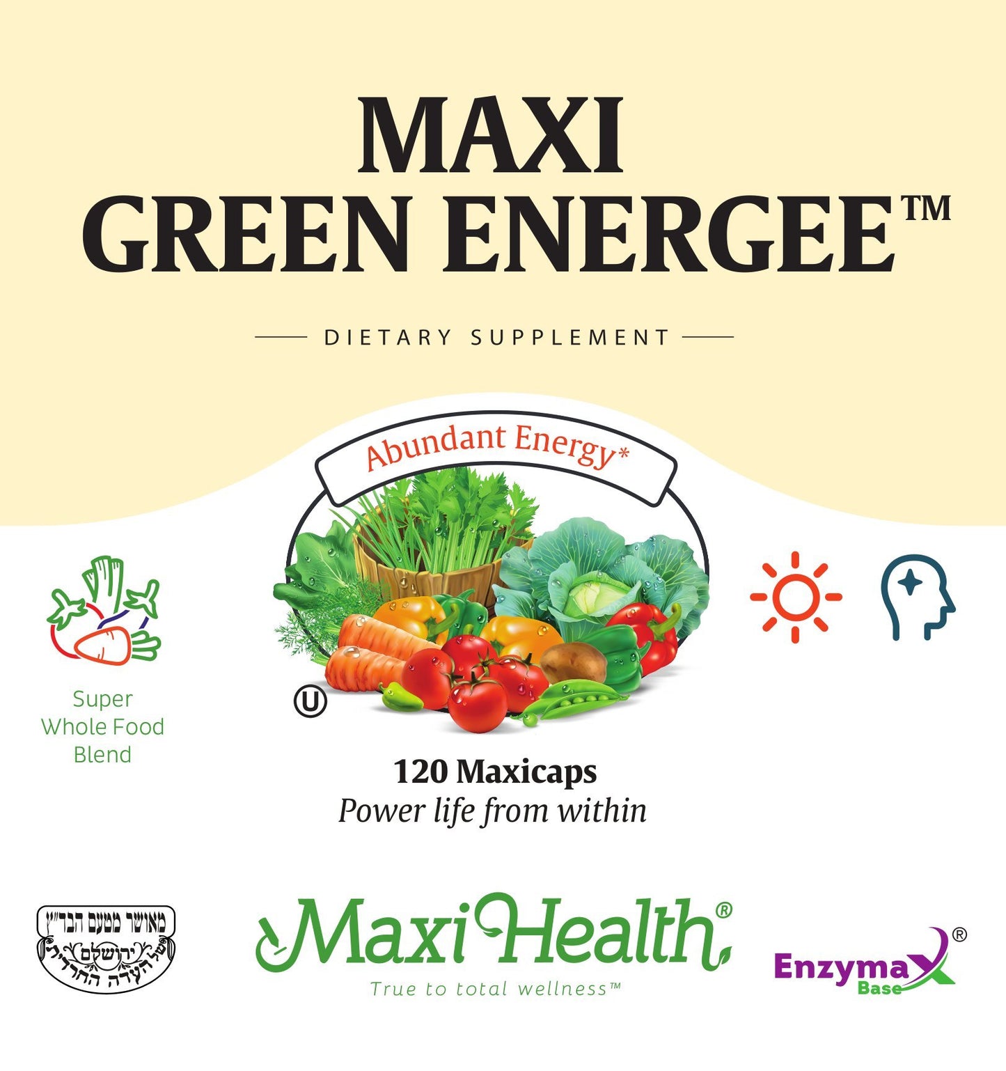 Maxi Health Max Energee Natural Energy and Stamina Booster 180 Tablets
