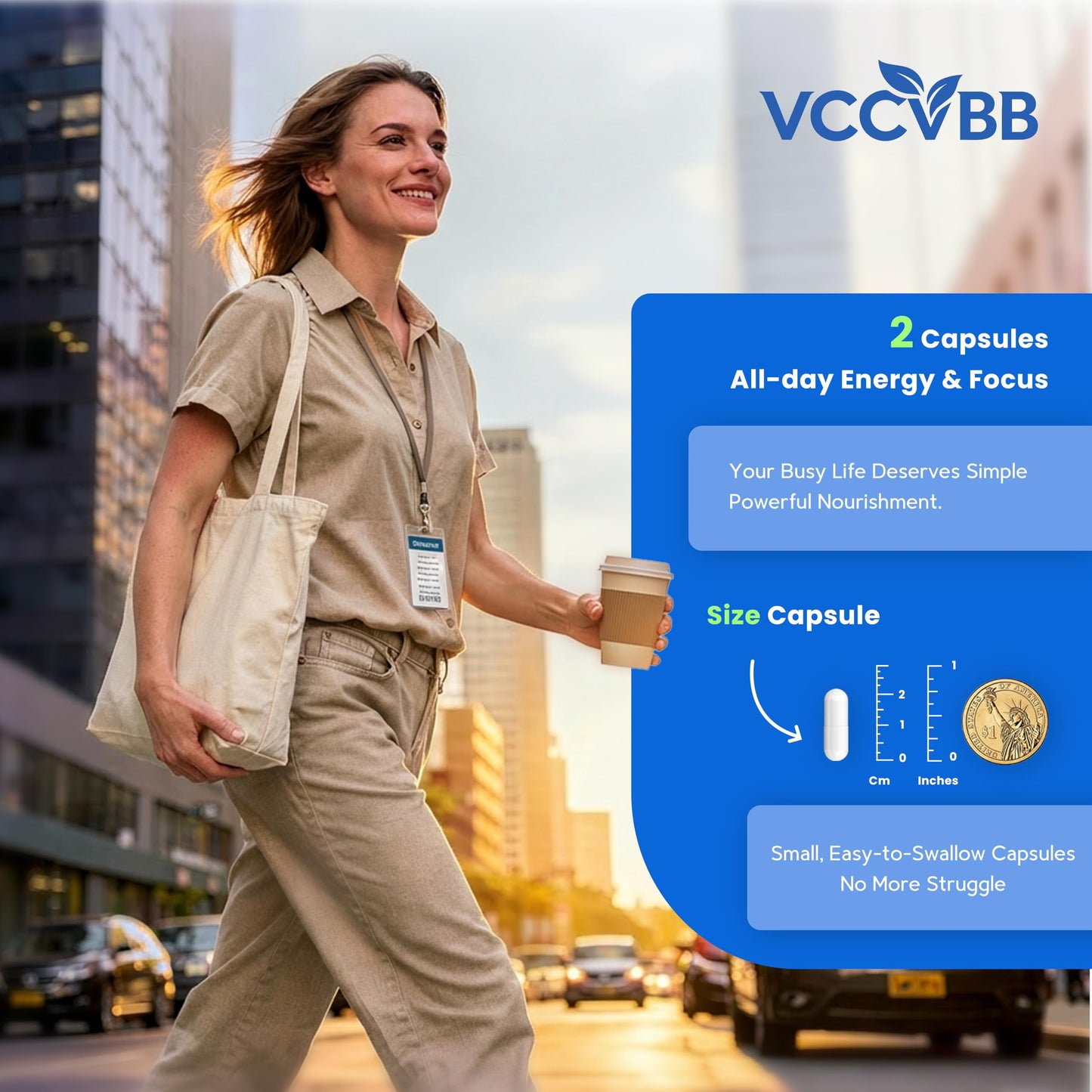 VCCVBB 16-in-1 Ultra-Potent Multivitamin for Men & Women Capsules, 120 Count