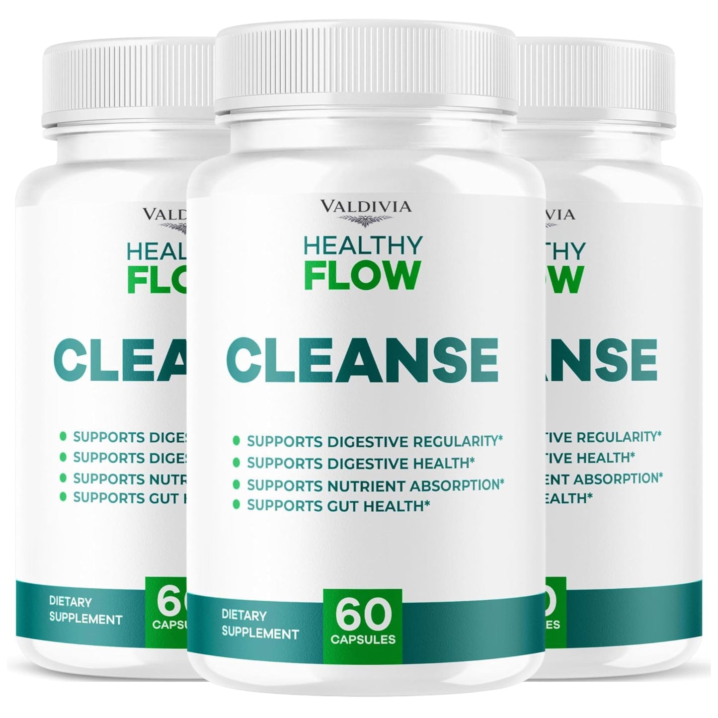 Valdivia Healthy Flow Cleanse Capsules 180 Count
