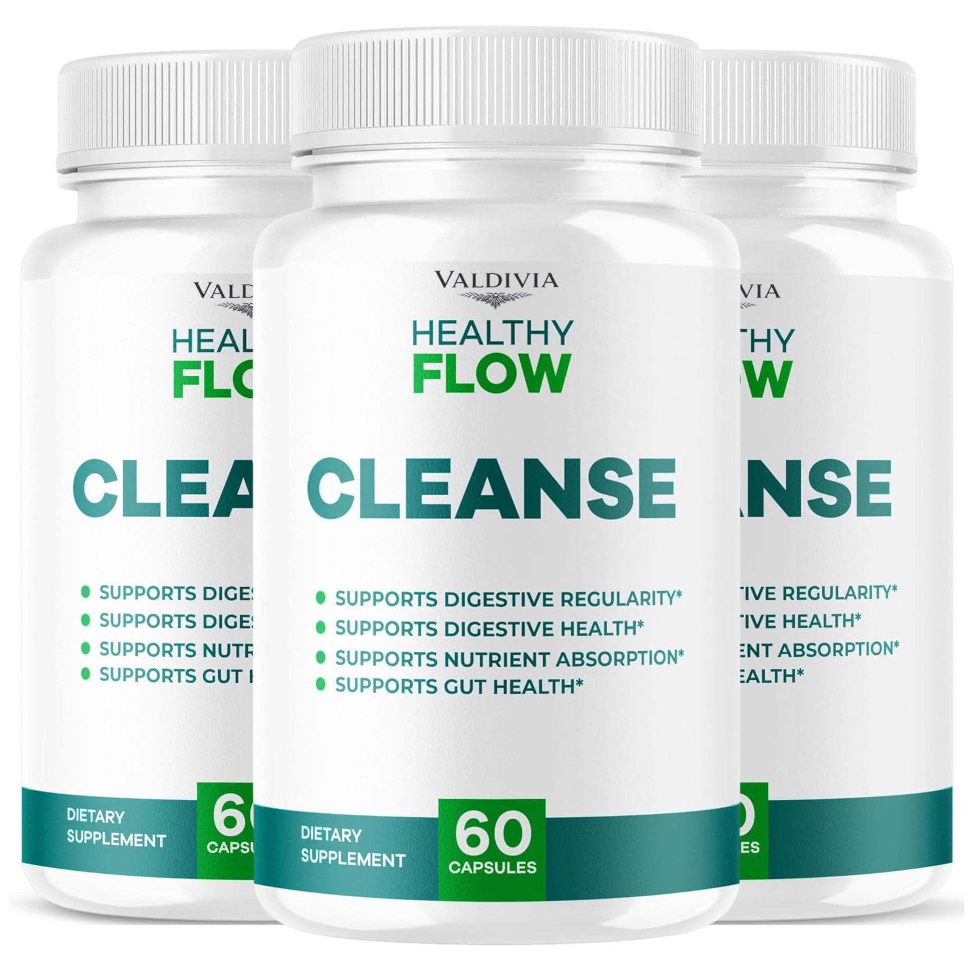 Valdivia Healthy Flow Cleanse Capsules 180 Count