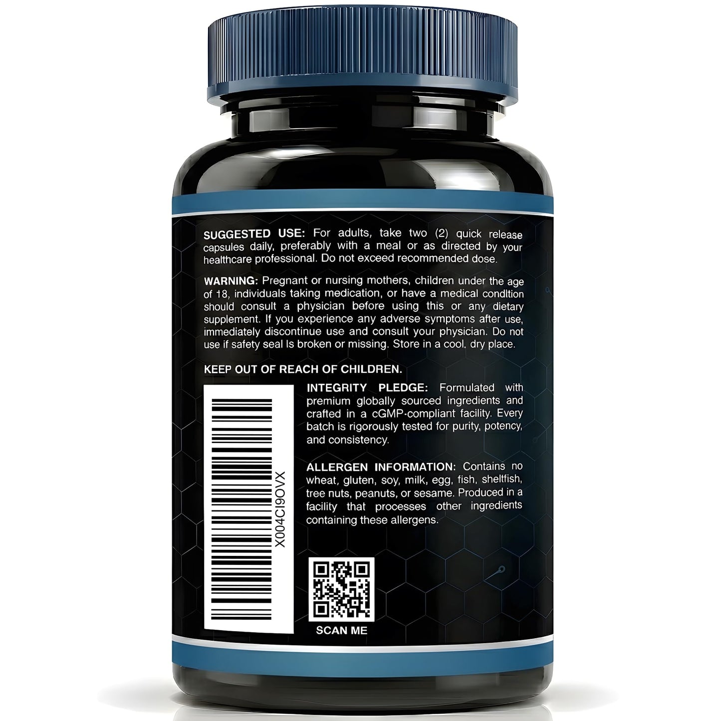 WELLNESS LABSRX Resveratrol Supplement 1000mg, 120 Capsules
