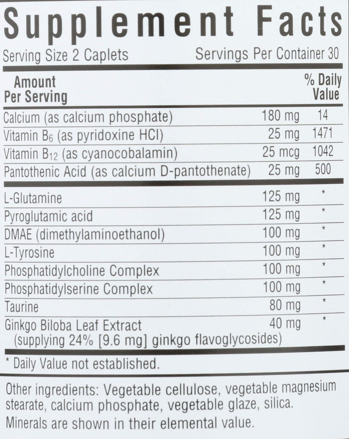 BlueBonnet Power Thought Tablets, 60 Count