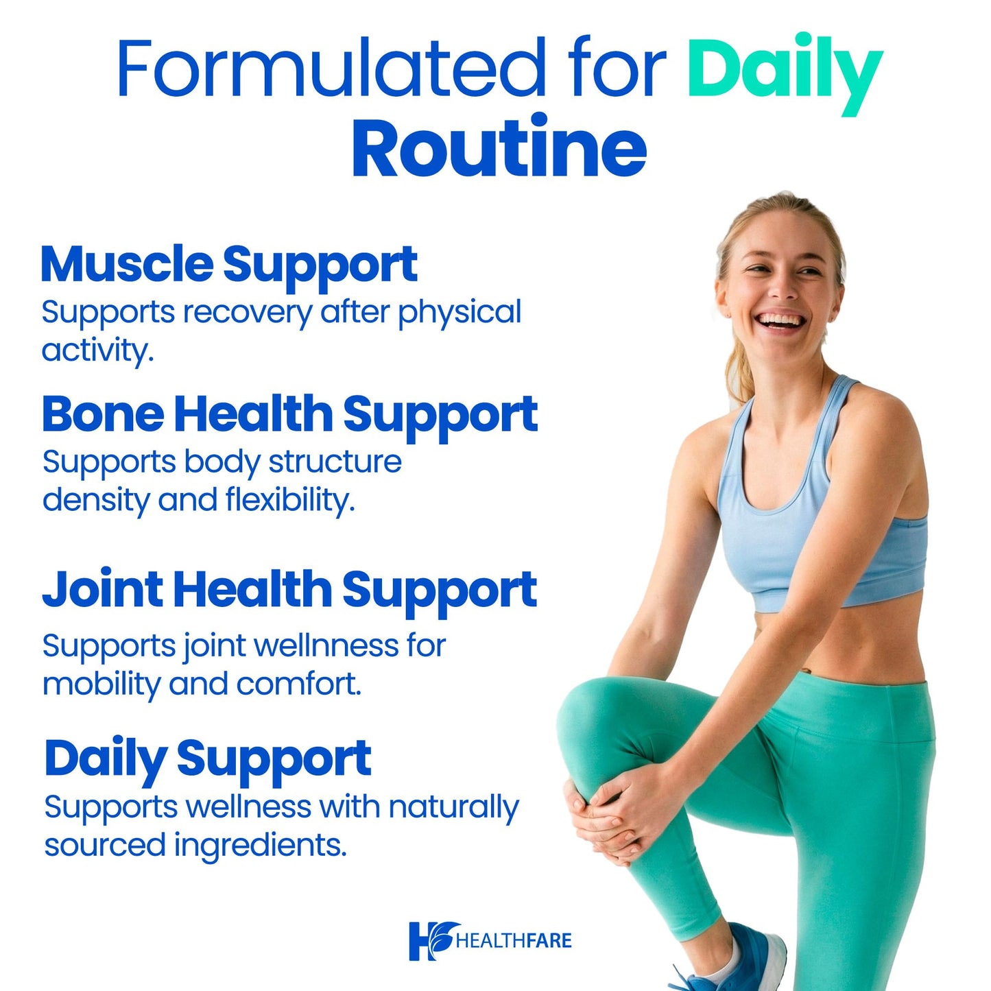 Healthfare Multi Collagen Protein Capsules for Women & Men - 180 Count