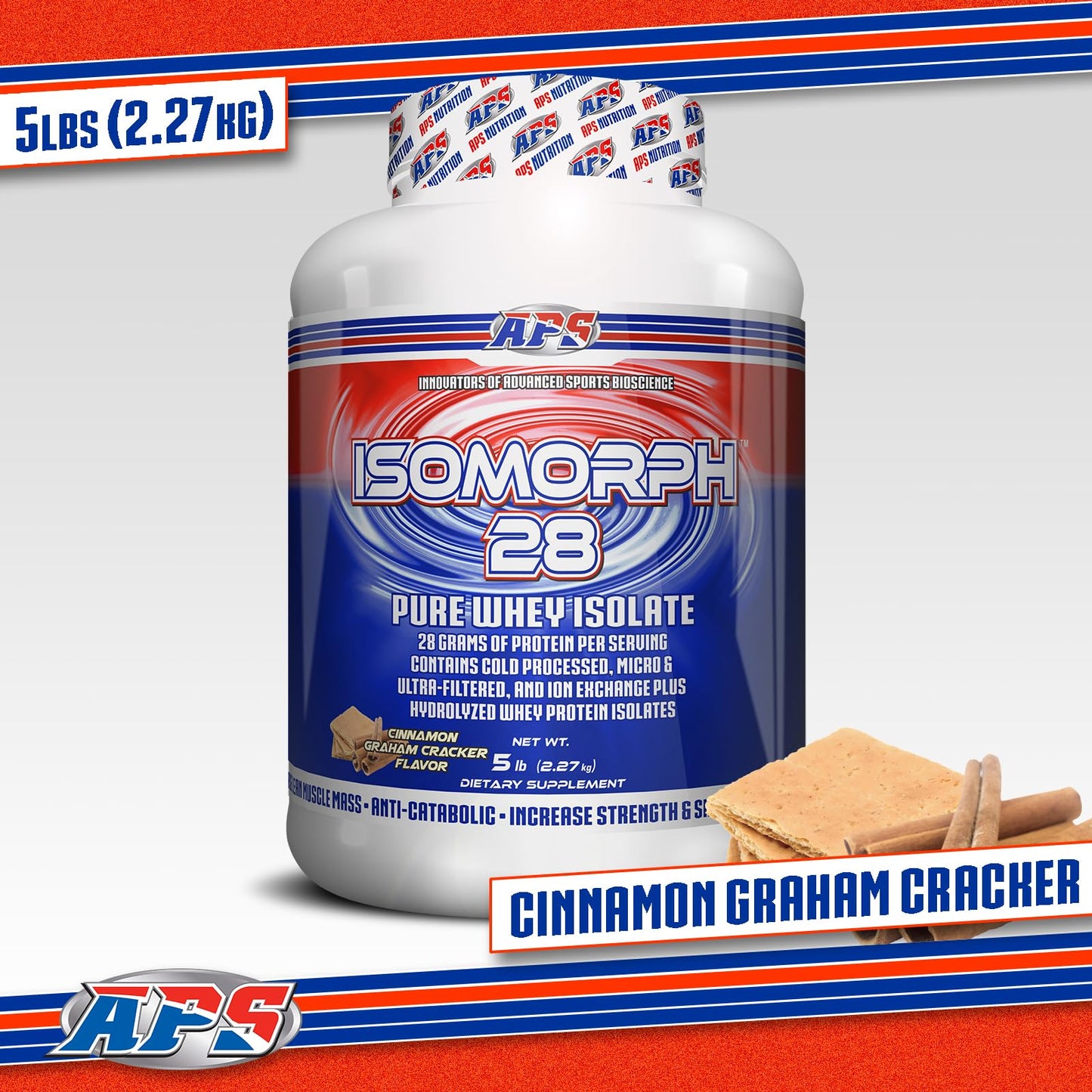APS Nutrition Isomorph 28 Protein Powder, 80 Servings