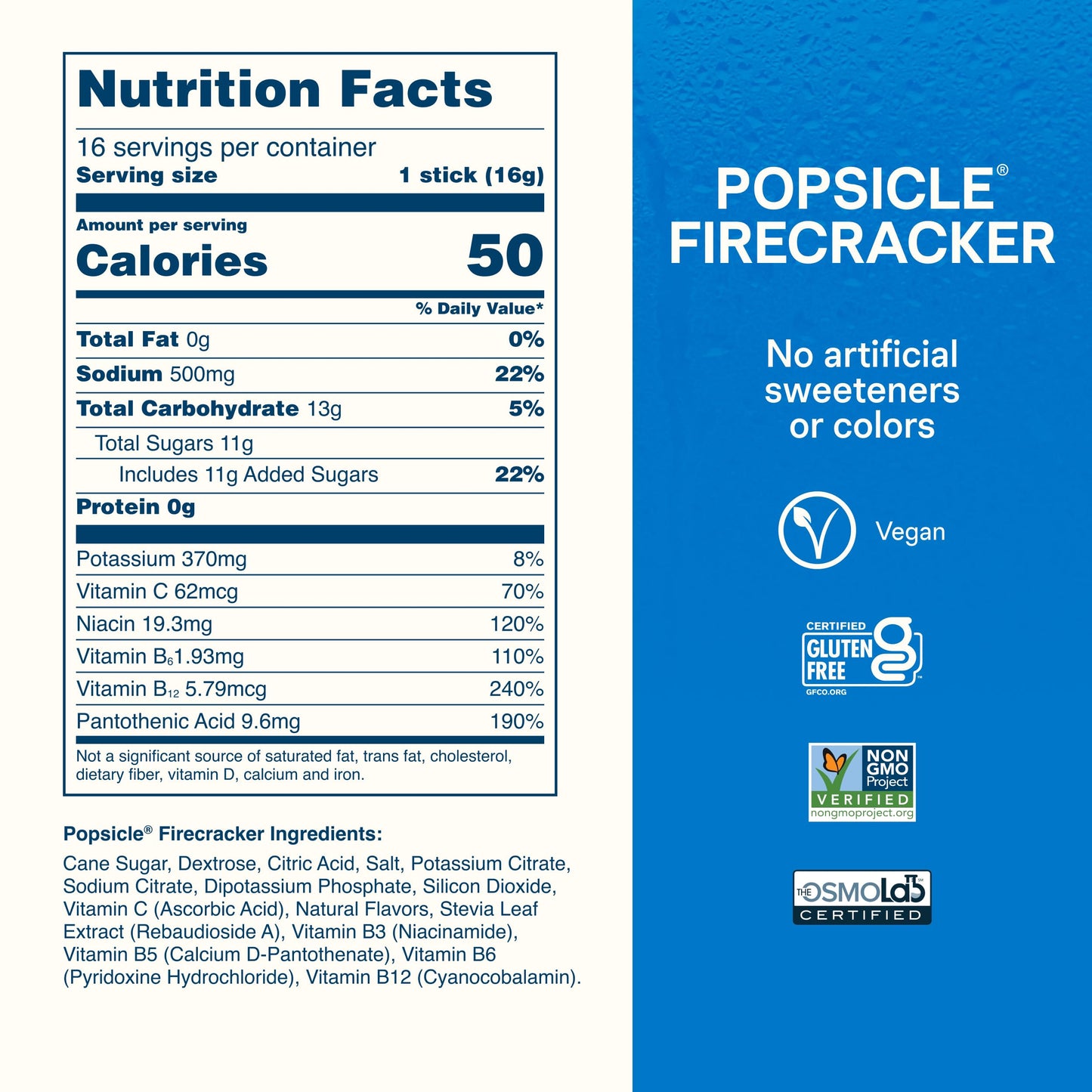 Liquid I.V. Hydration Electrolytes Powder, Firecracker, 48 Count