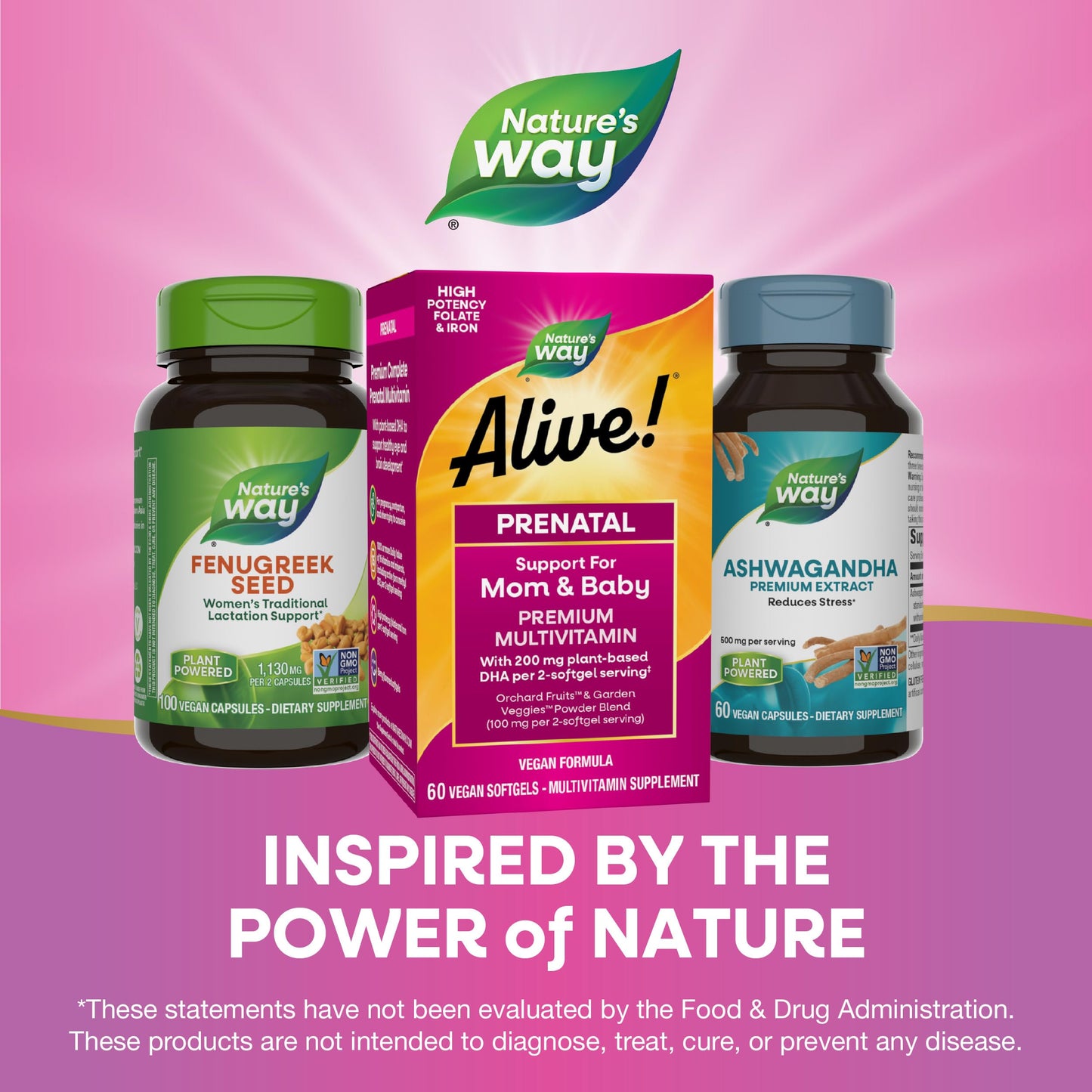 Nature's Way Alive! Complete Premium Prenatal Multivitamins for Women, Healthy Eye and Brain Development*, 60 Softgels