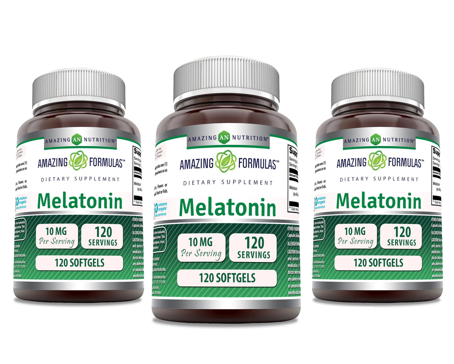 Amazing Nutrition Melatonin 10 mg Softgels 360 Count