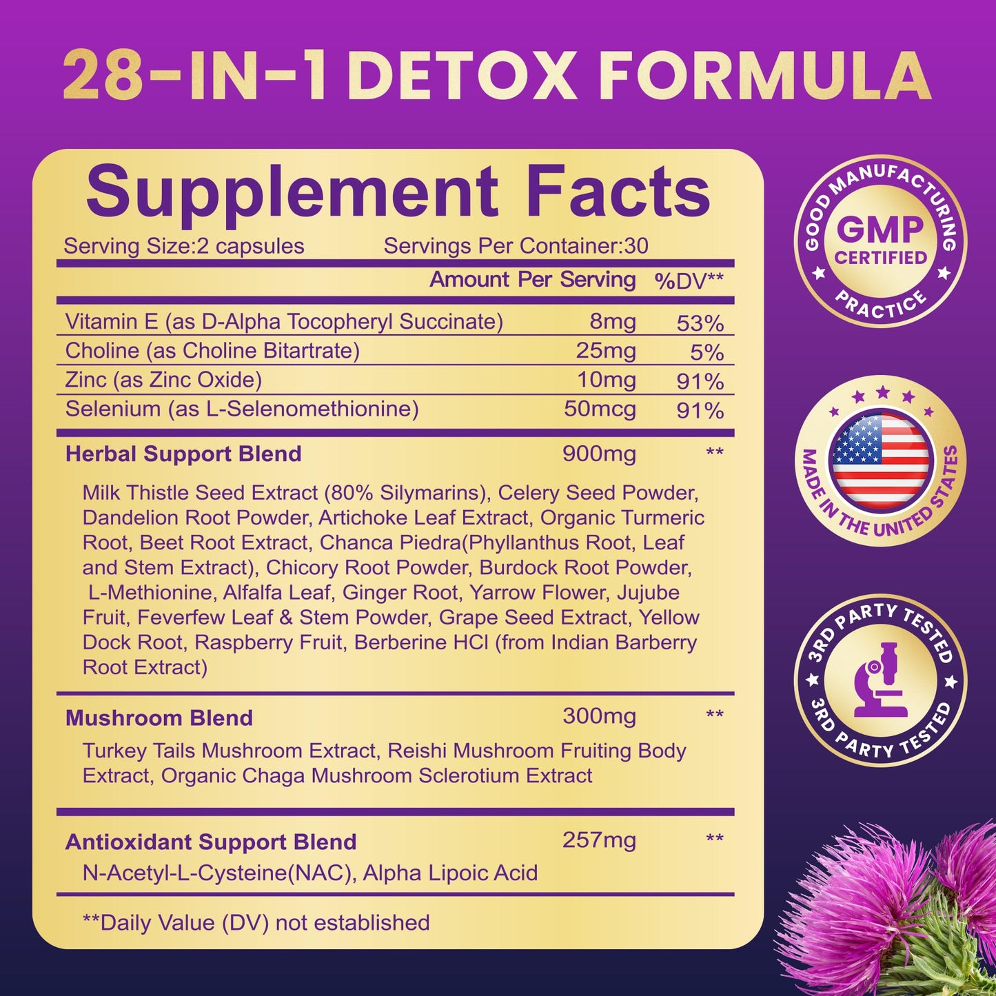 Baszy Liver Cleanse Detox & Repair 1500mg Capsule, 60 Count