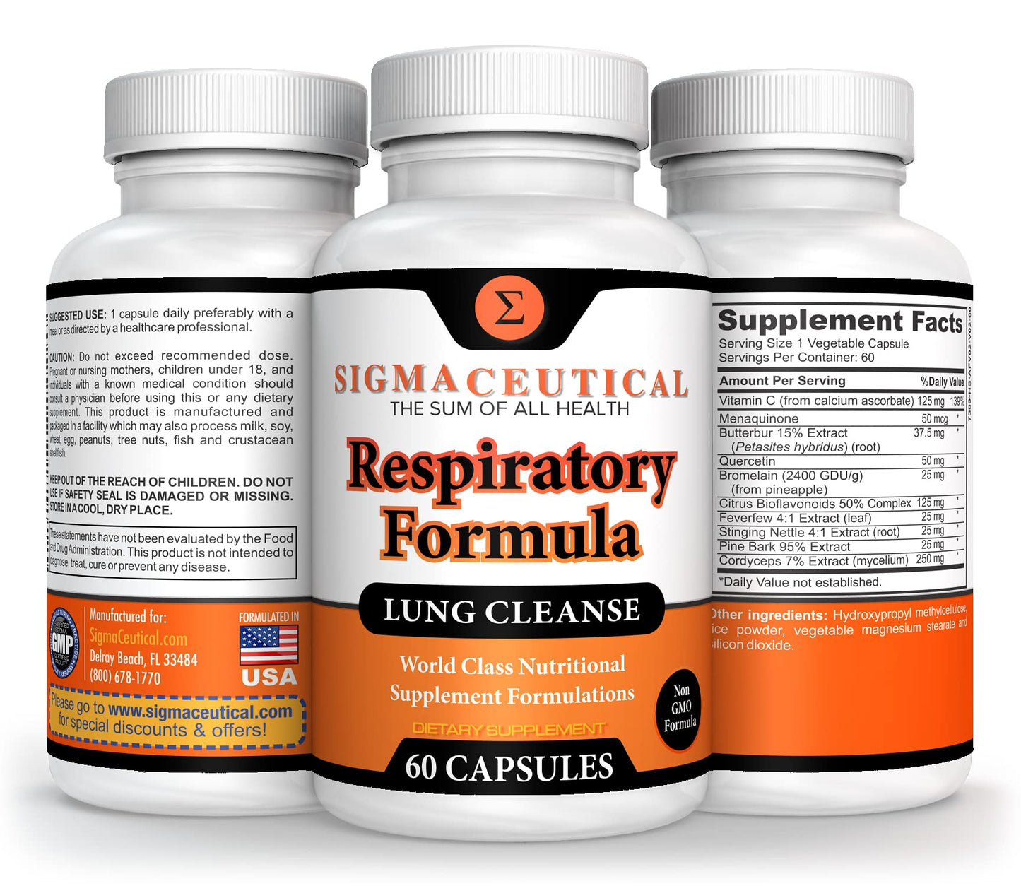 Sigmaceutical Respiratory Formula Capsule 60 Capsules