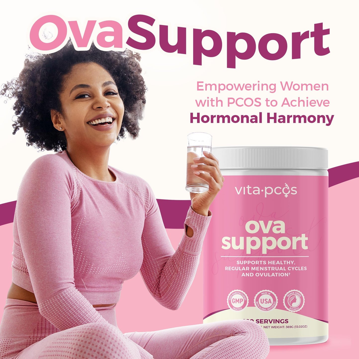 VITA-PCOS 40:1 Myo & D-Chiro Inositol Supplement for Cycles & Fertility Powder 13.02 Ounce
