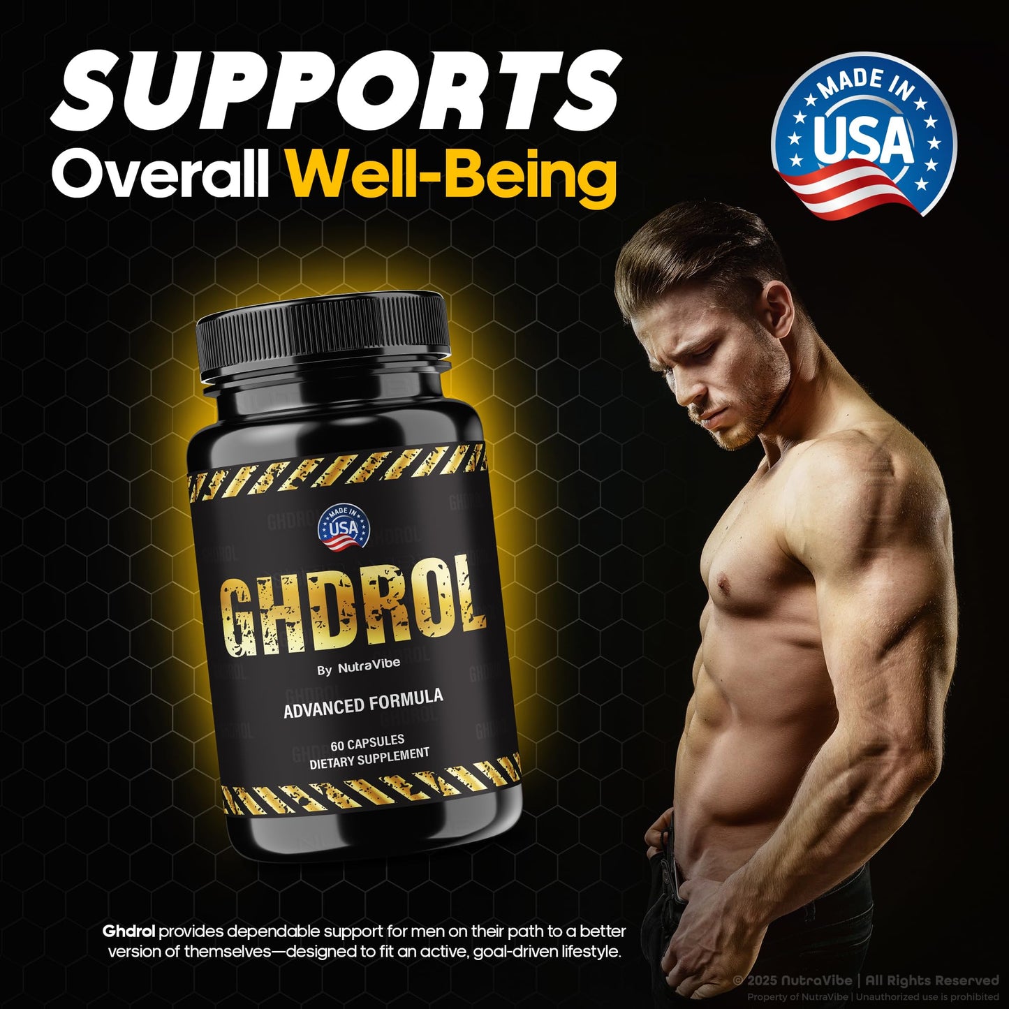 NutraVibe Ghdrol Capsules 60 Capsules