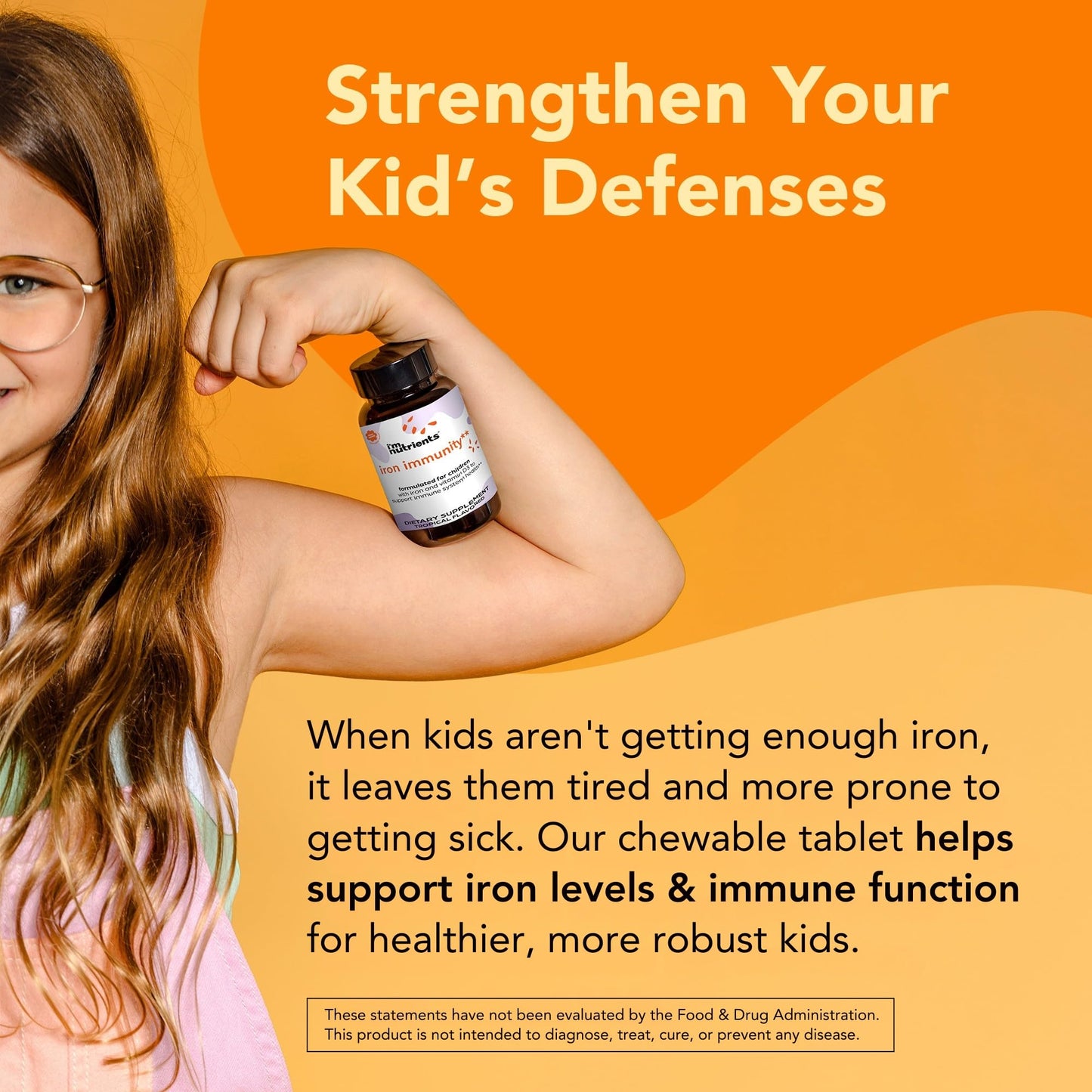 I'm Nutrients Iron Immunity Tablet, 60 Tablets
