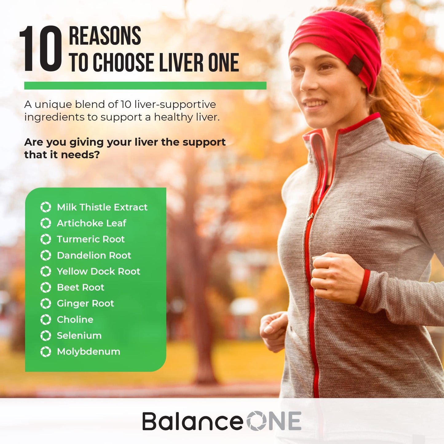 Balance ONE Liver Support Supplement Capsule 60 Count