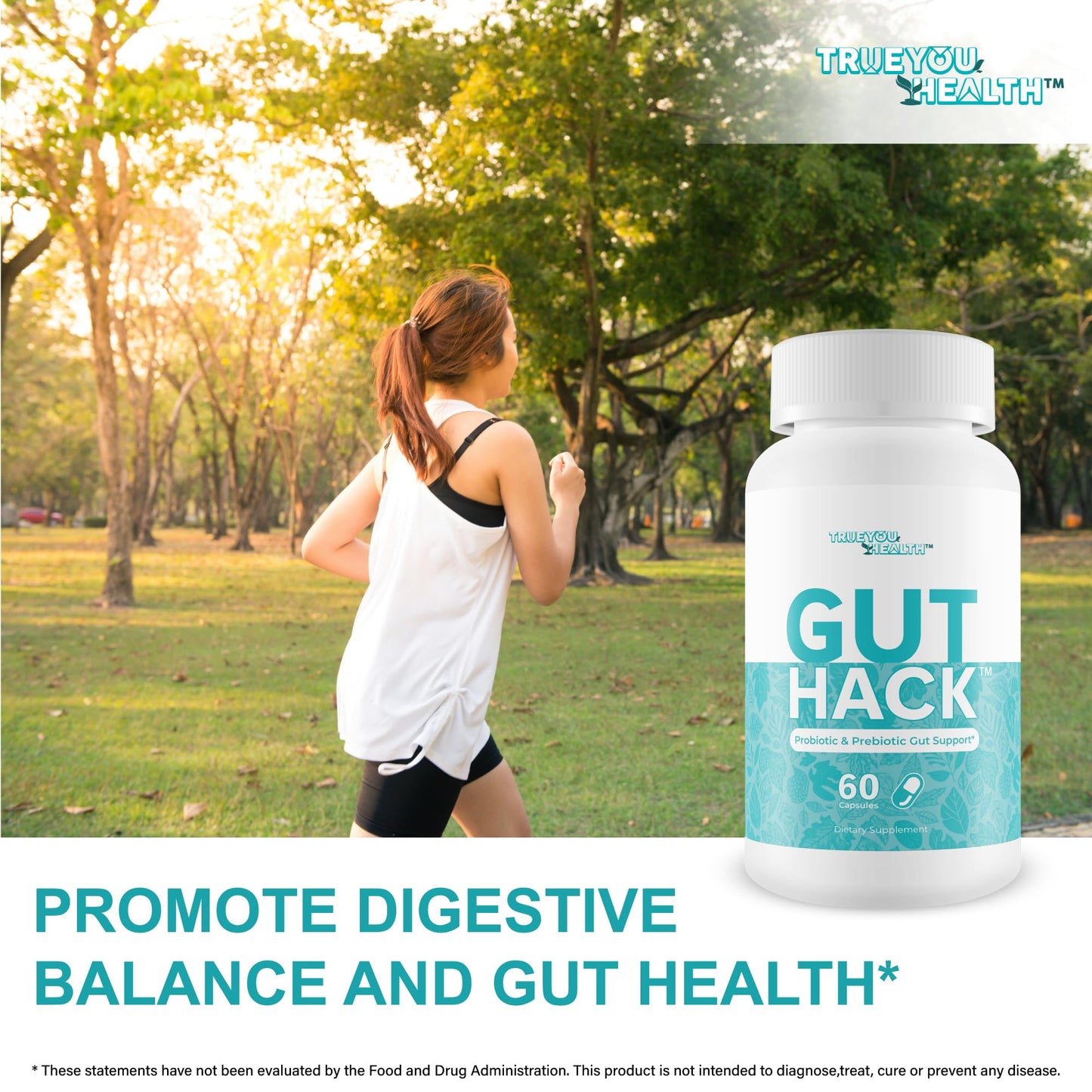 True You Health Gut Hack Capsule 60 Count