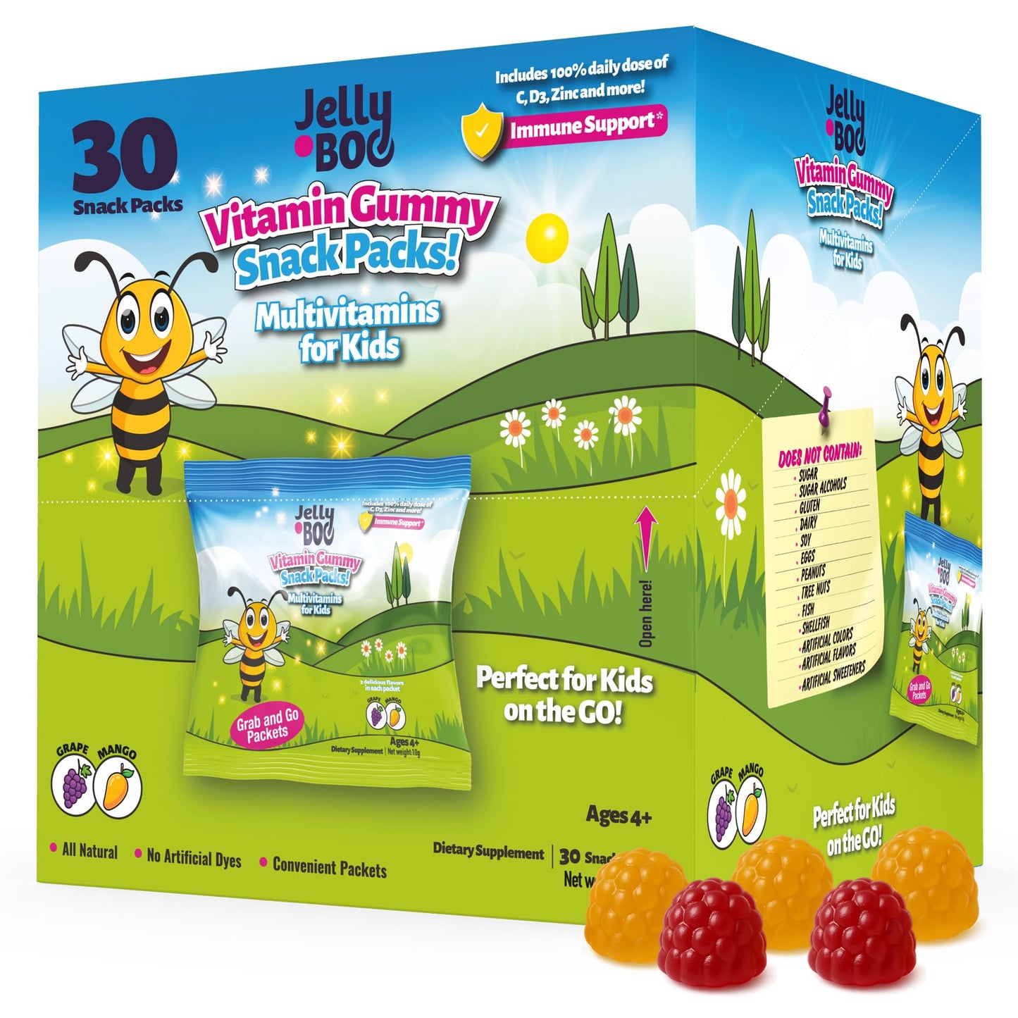Jelly.Boo Kids Daily Multivitamin Gummy 1 Count