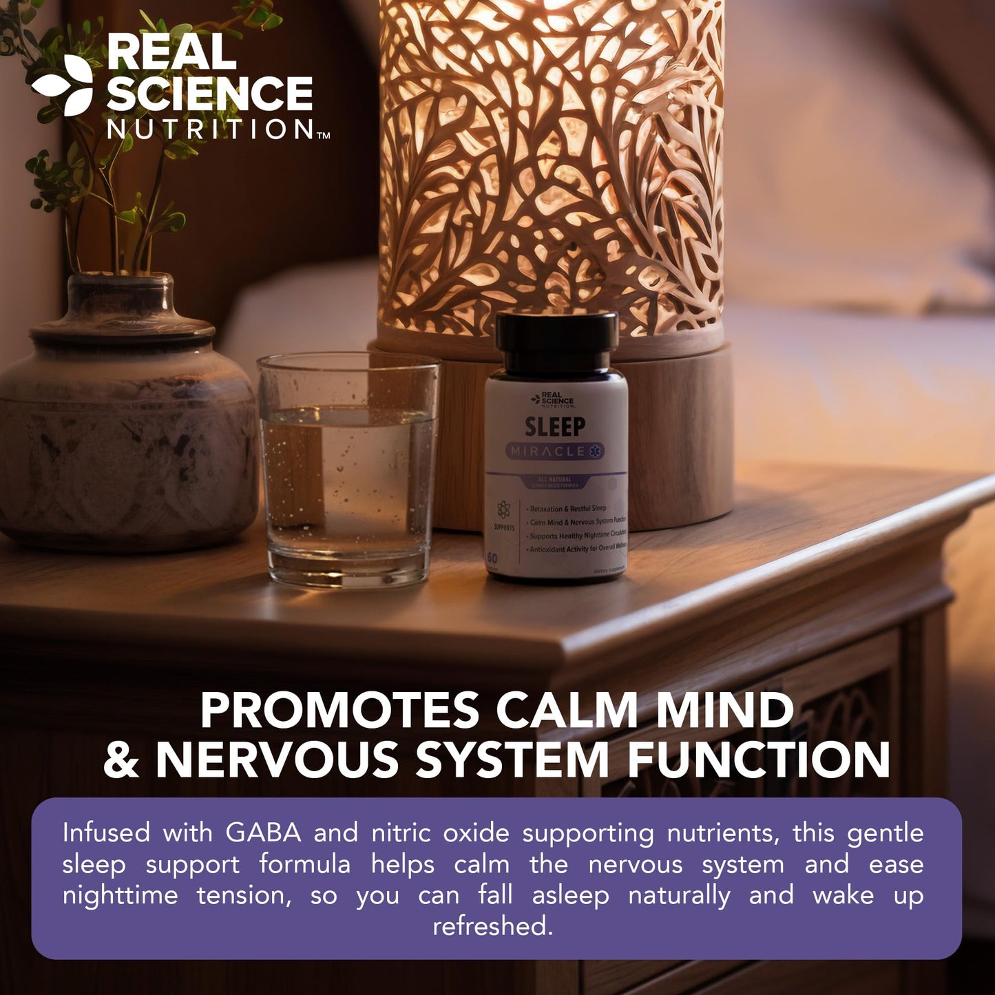 Real Science Nutrition Sleep Miracle Capsule 60 Count
