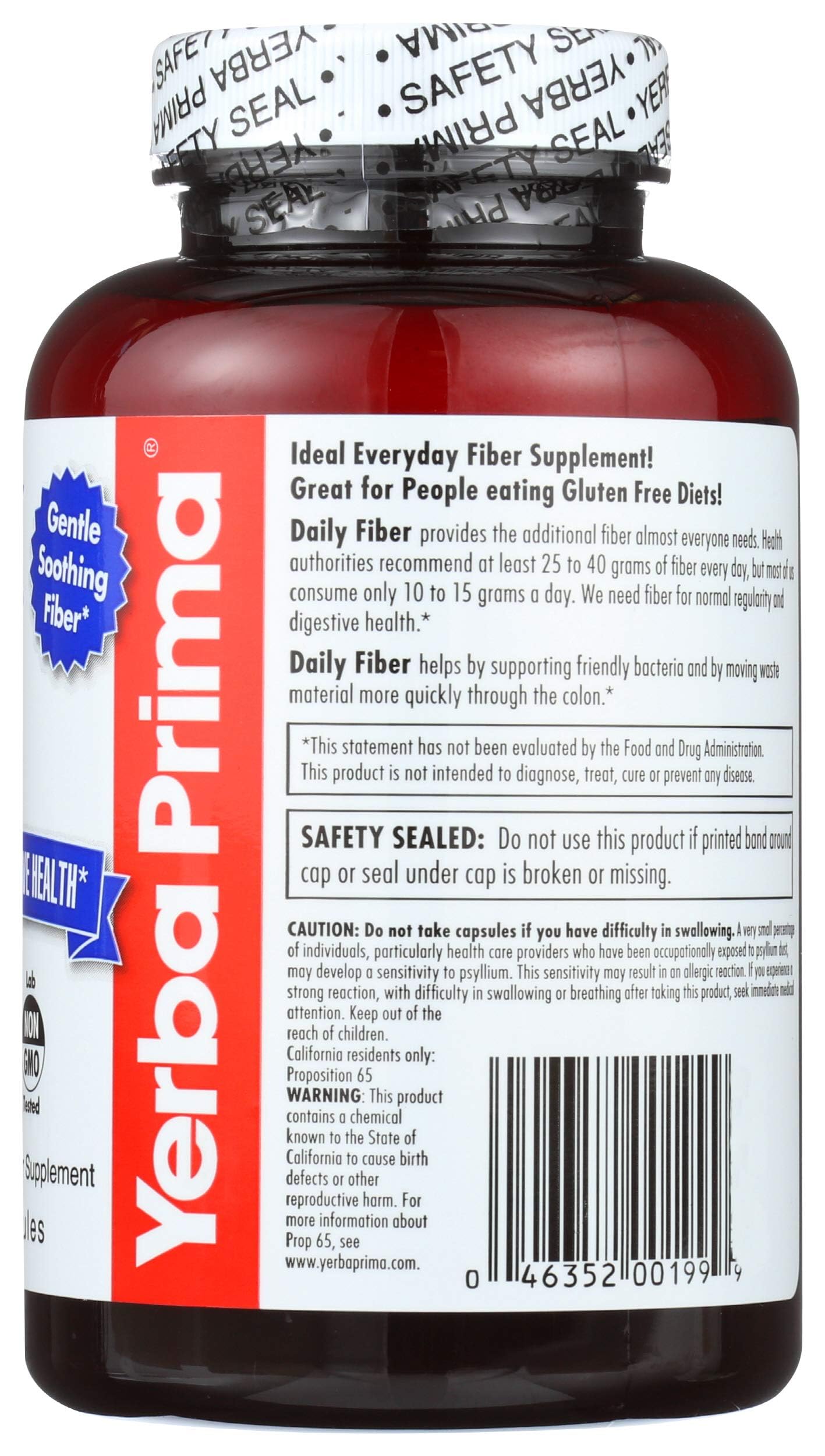 Yerba Prima Daily Fiber Capsule 180