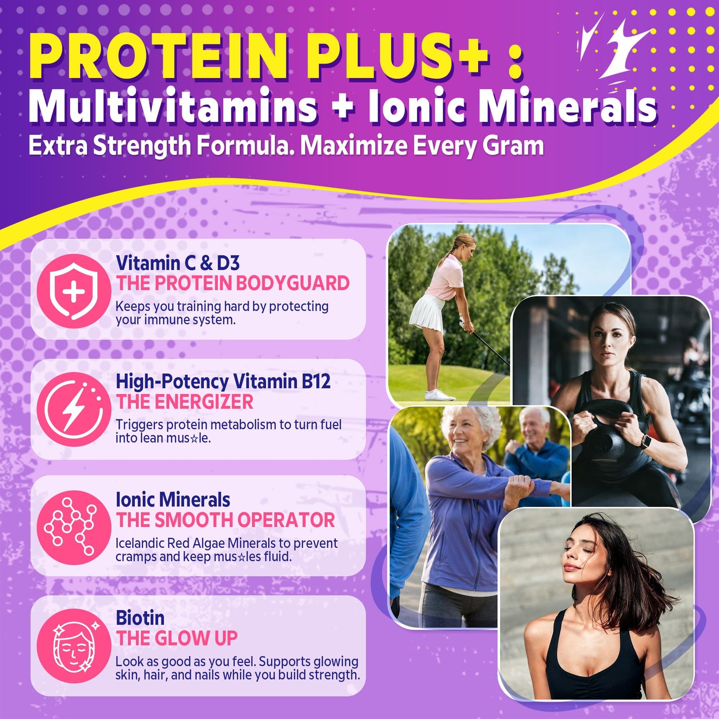 NEVISS Whey Protein Gummies 10g Grass-Fed + Collagen Peptides BCAA EAA GLP-1, 0.5 Ounce Pack of 2