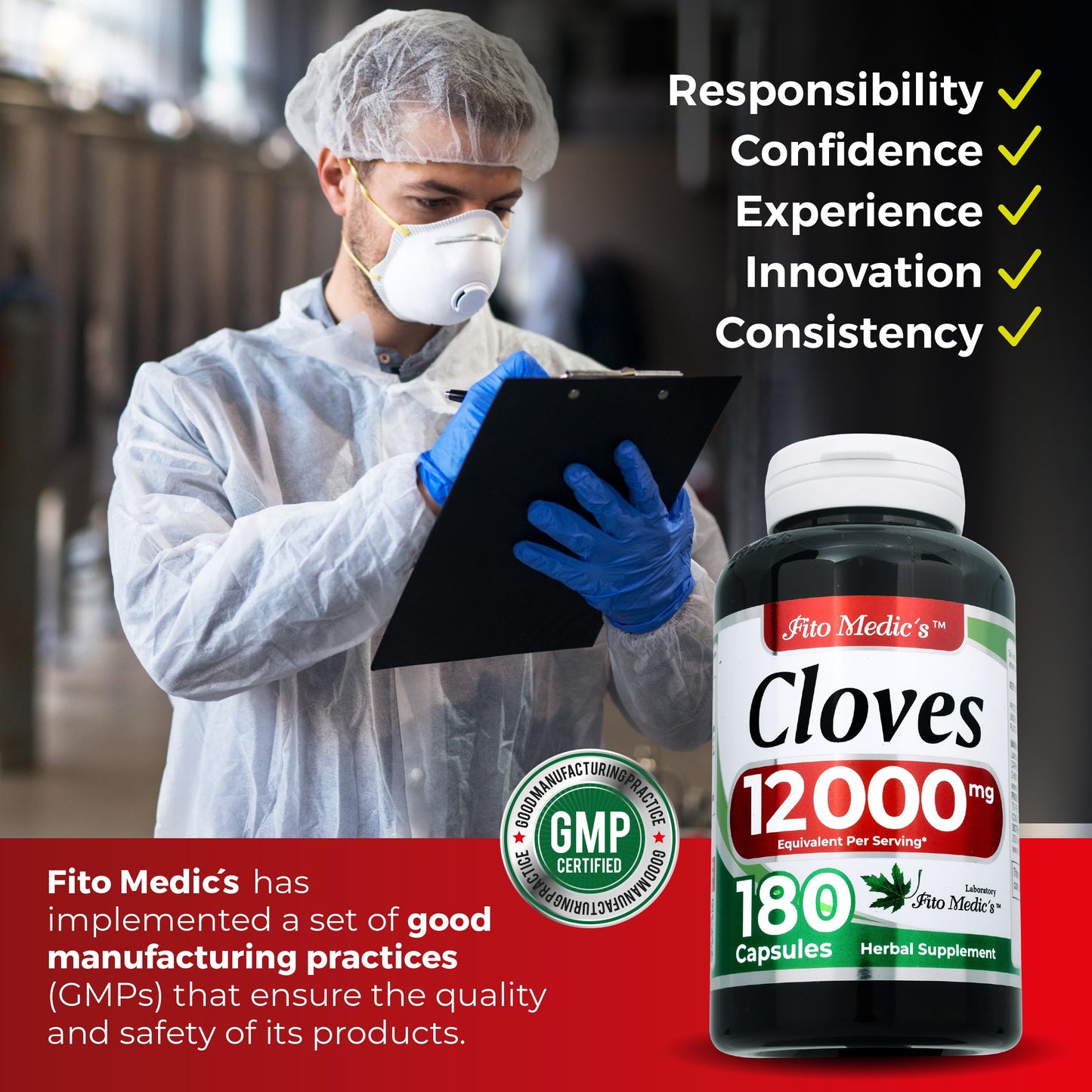 FITO MEDIC'S Clove Capsules 180 Capsules
