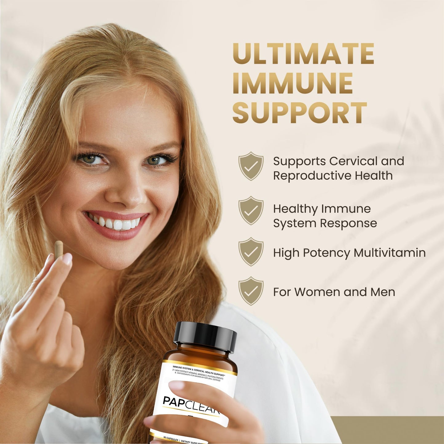 HPD Rx PAPCLEAR OB/GYN Formulated Immune Support Supplement 540 Capsules