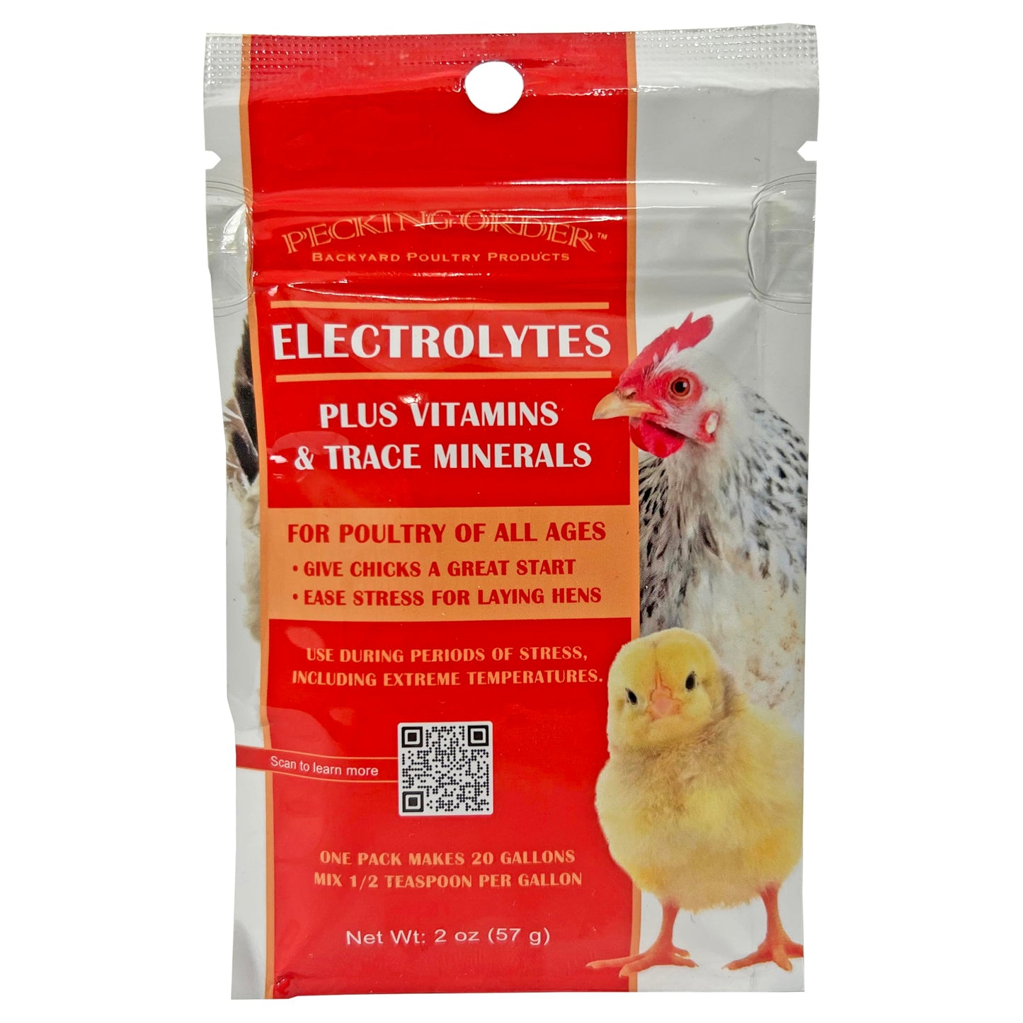 Pecking Order Electrolytes Plus Vitamins & Trace Minerals for Chickens of All Ages Powder 6