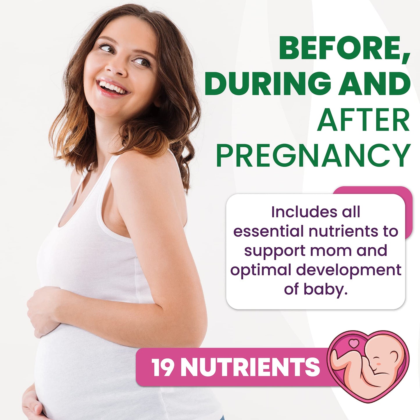 Built by Nature Prenatal Vitamins for Women Softgels, 60 Count
