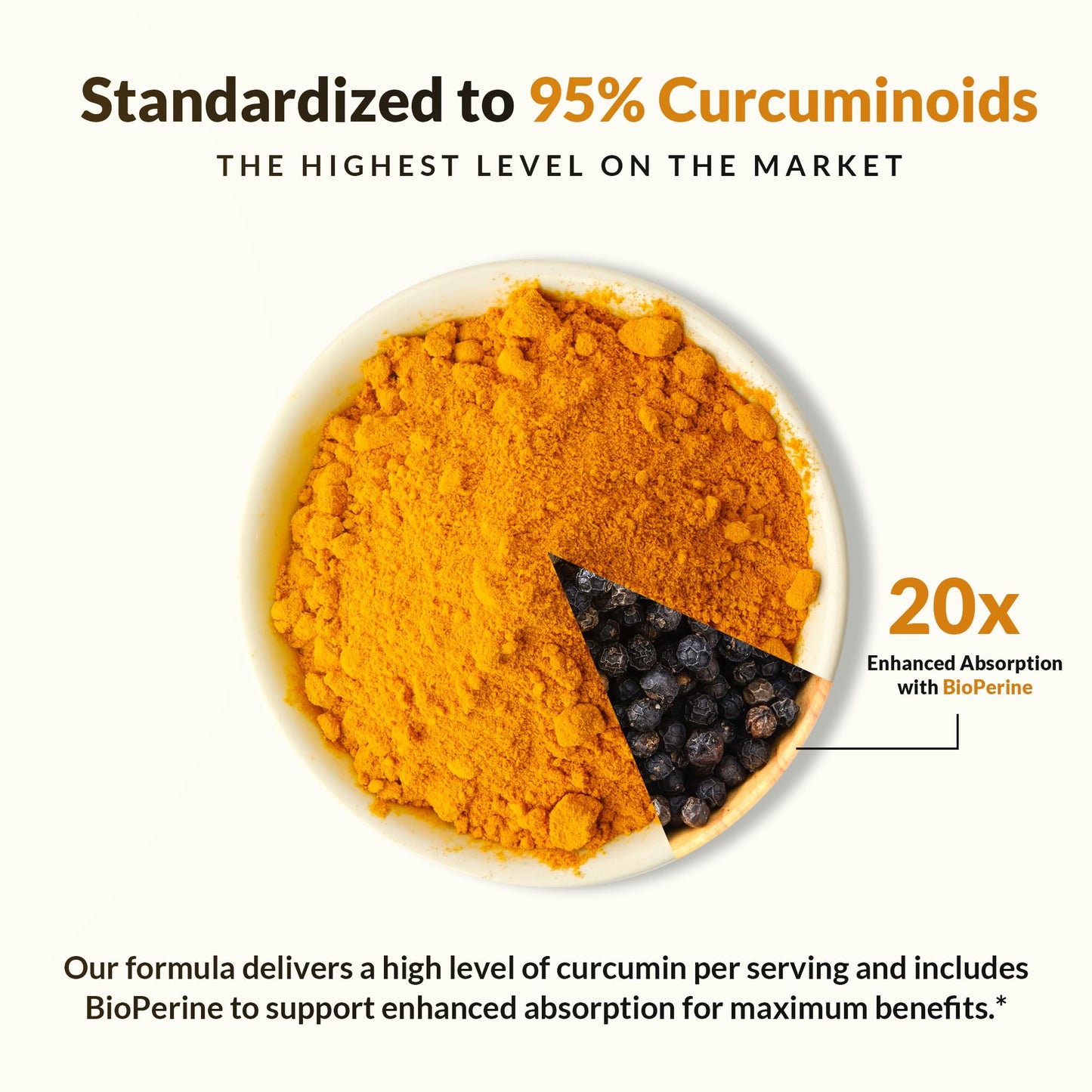 Natural Wellness Turmeric 95 with BioPerine 60 Capsules
