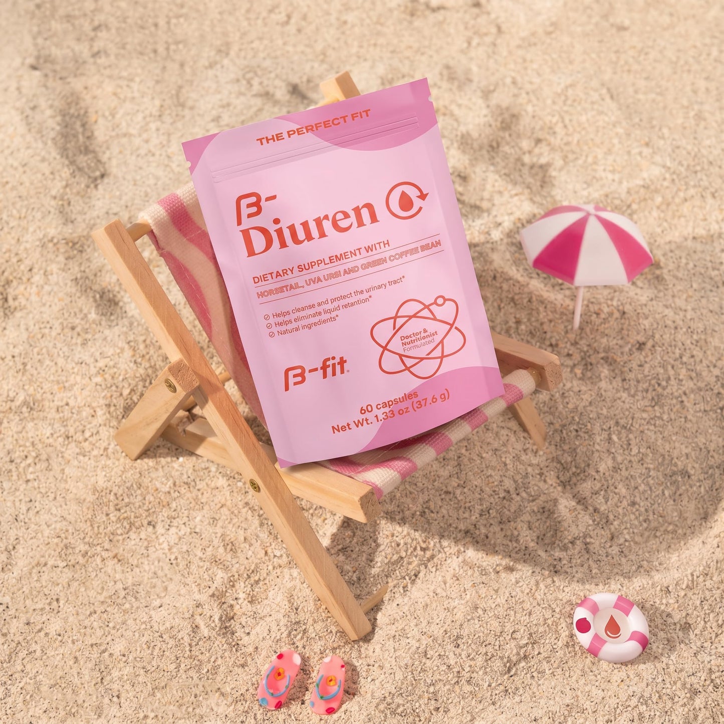 B-fit B Diuren Diuretic Capsules 60 Count