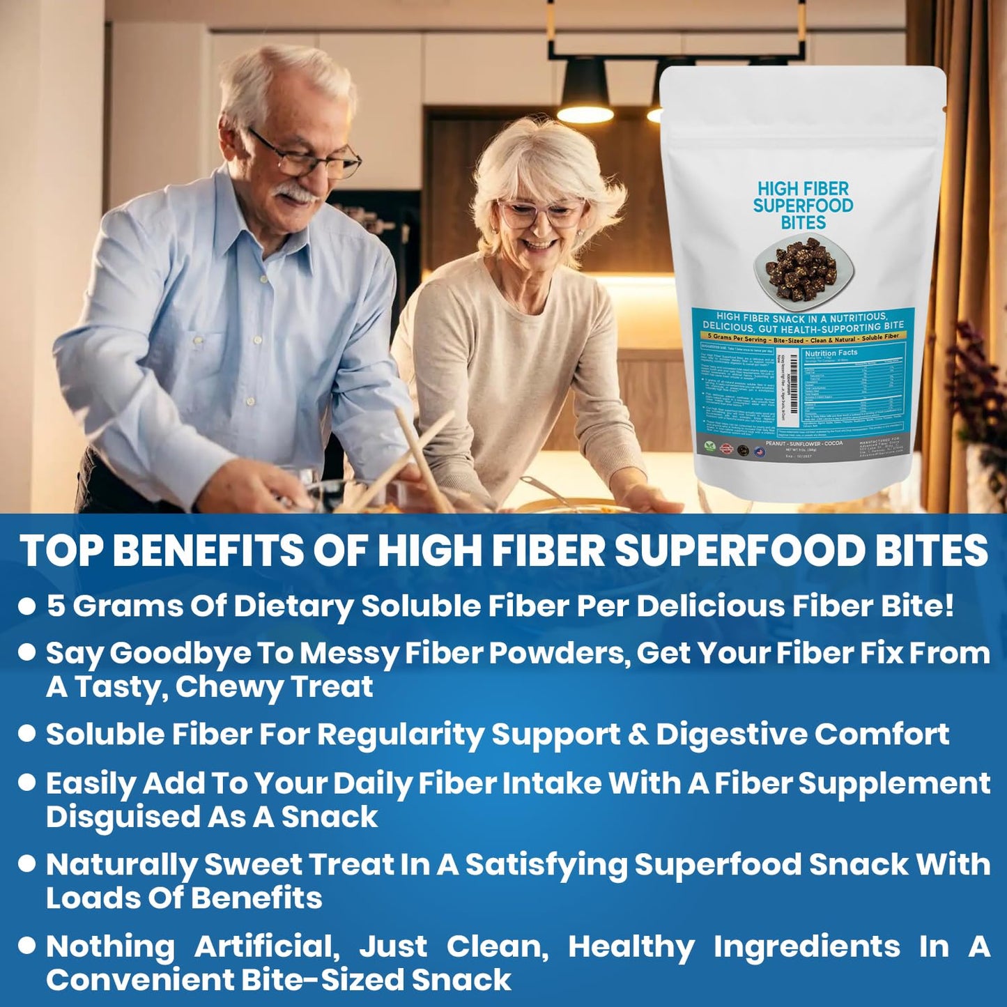 Kidney Restore High Fiber Superfood Bites Chewable 30 Count