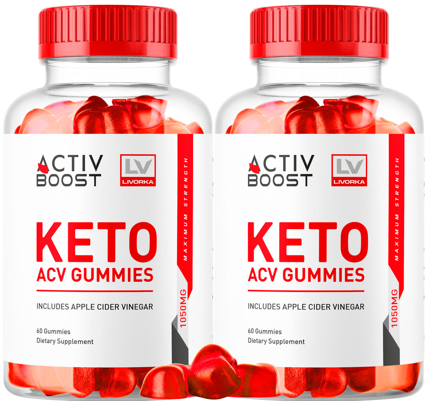 LIVORKA ActivBoost Keto Gummies Advanced Formula, 120 Gummies