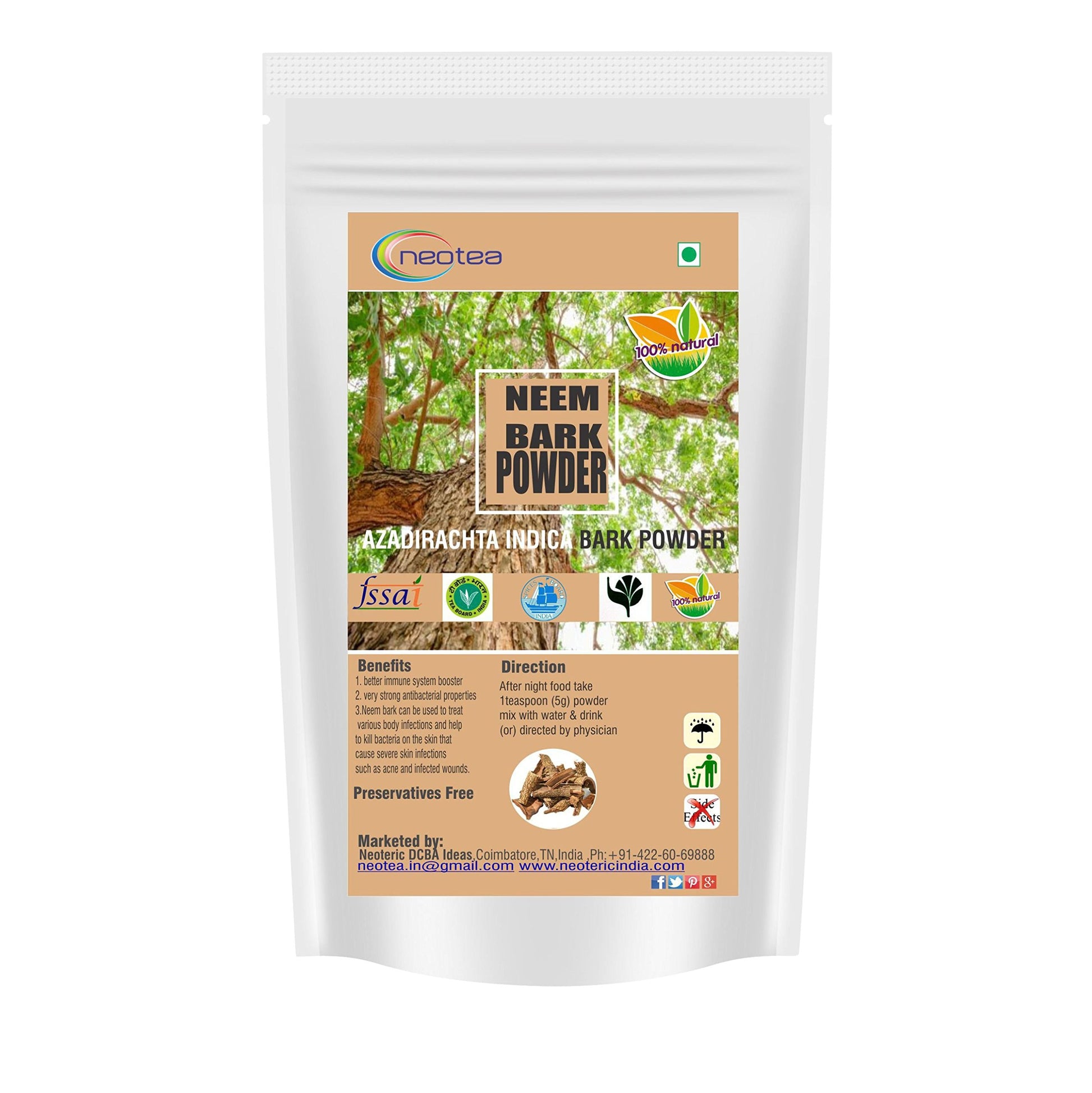 Neotea Neem Bark Powder 300g