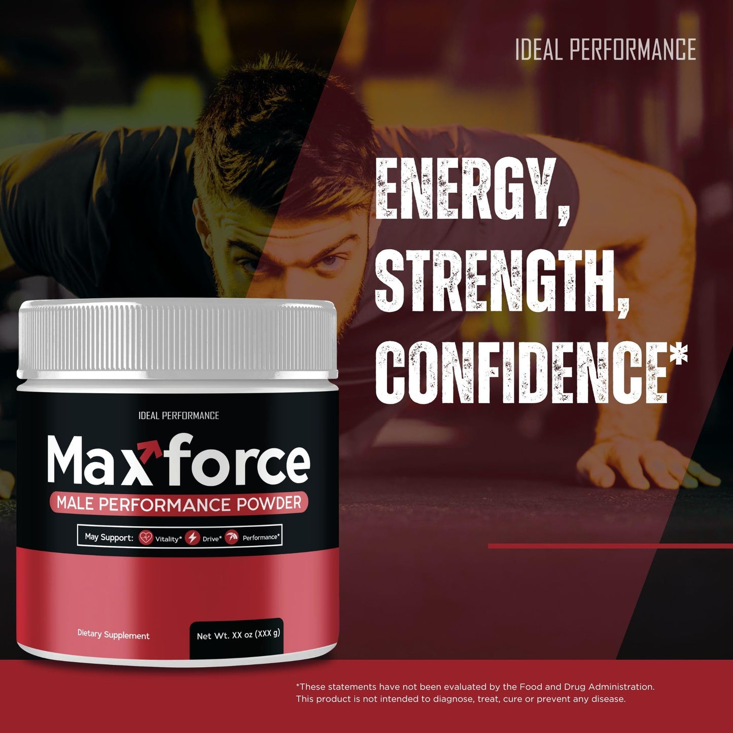 IDEAL PERFORMANCE Max Force Powder 2 Ounce