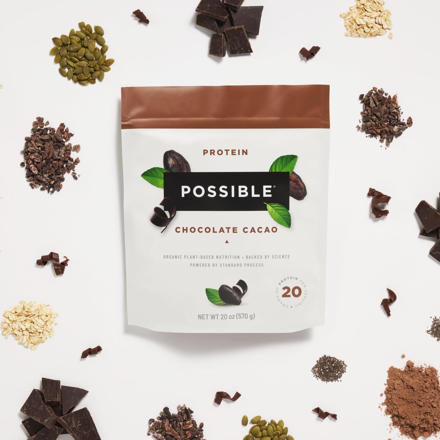 Possible Protein Powder Chocolate Cacao, 40 Servings
