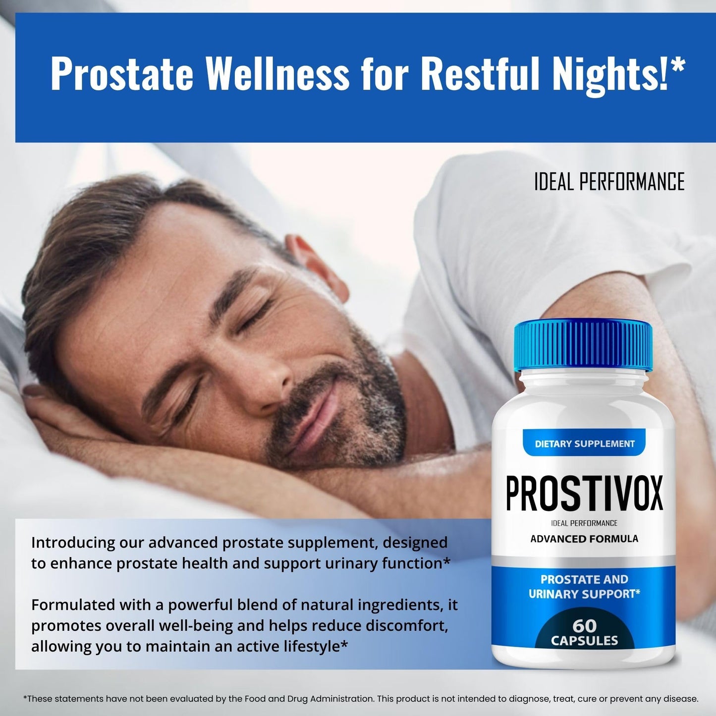 IDEAL PERFORMANCE Prostivox Prostate Health Capsules 120