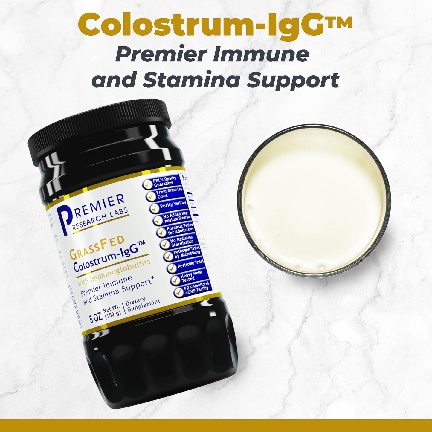 Premier Research Labs Colostrum-IgG Powder, 5 oz