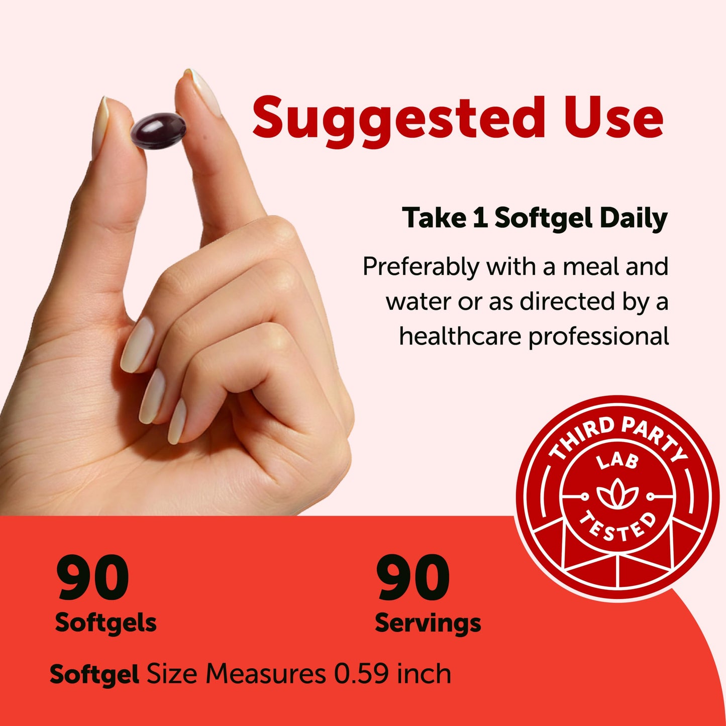 Micro Ingredients Astaxanthin 12mg with MCT Oil Softgels, 90 Count