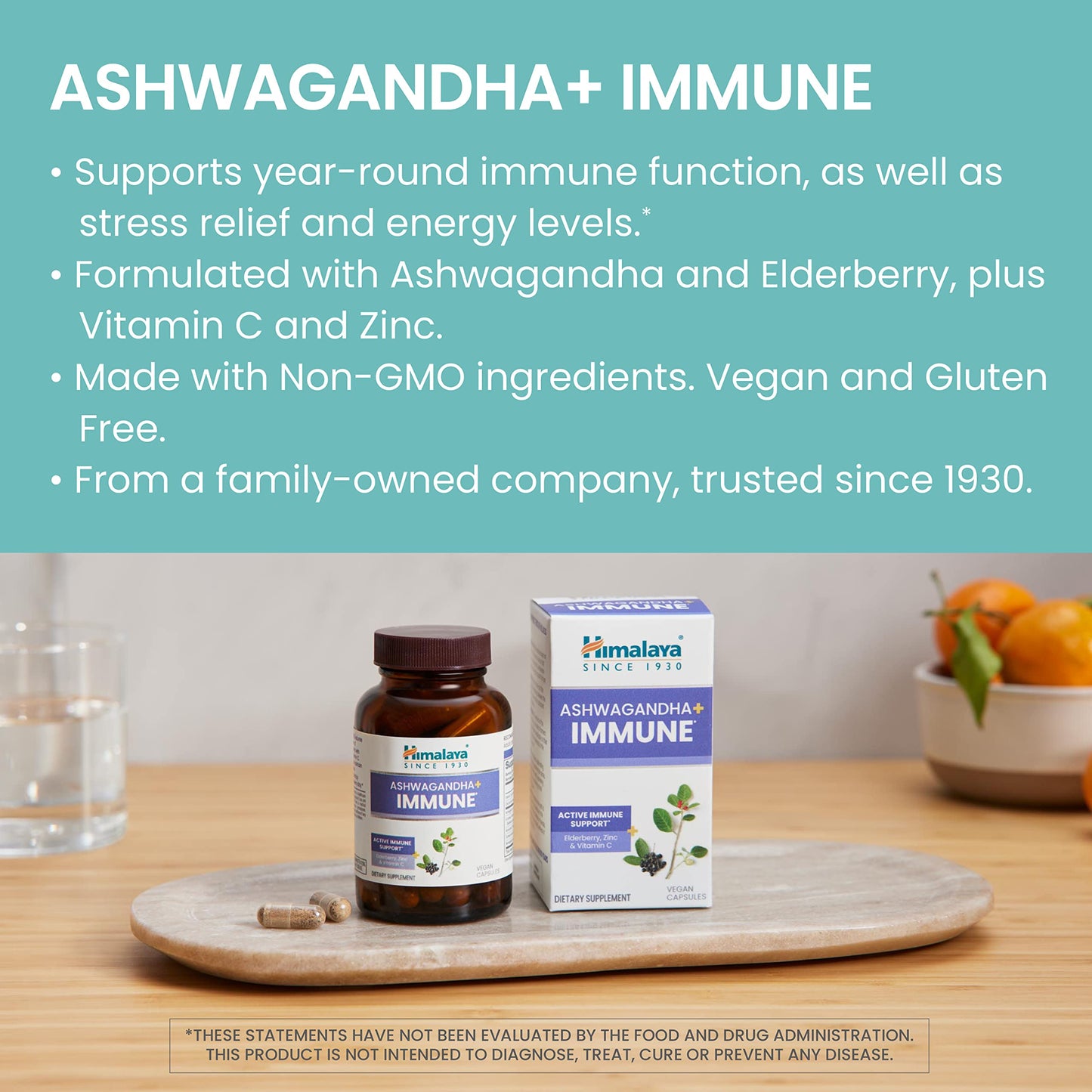 Himalaya Ashwagandha+ Immune Capsule 60 Capsules