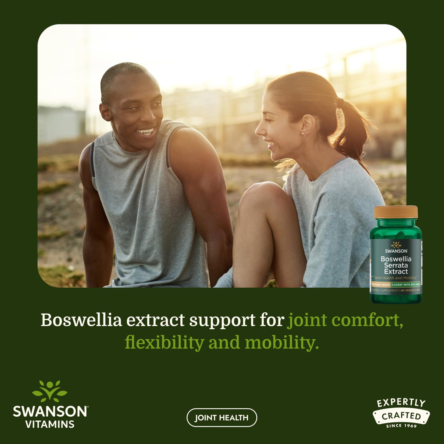 Swanson Boswellia Serrata Extract 125 mg Veggie Capsules, 120 Count