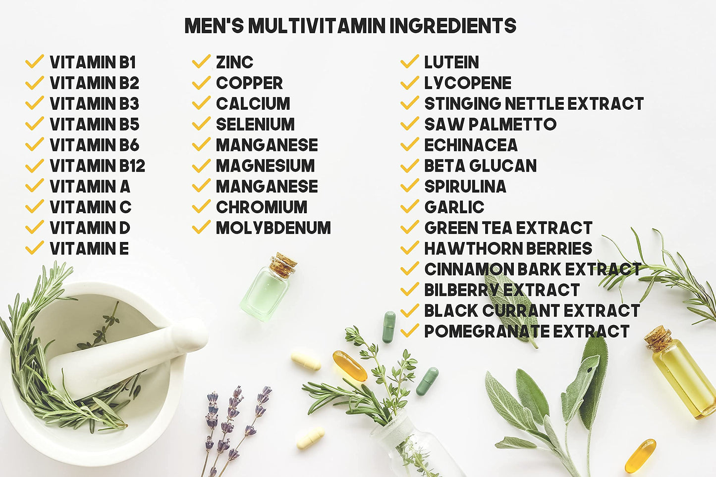 Bulk Buy Daily Multivitamin & Men's Health Blend Capsules 2000