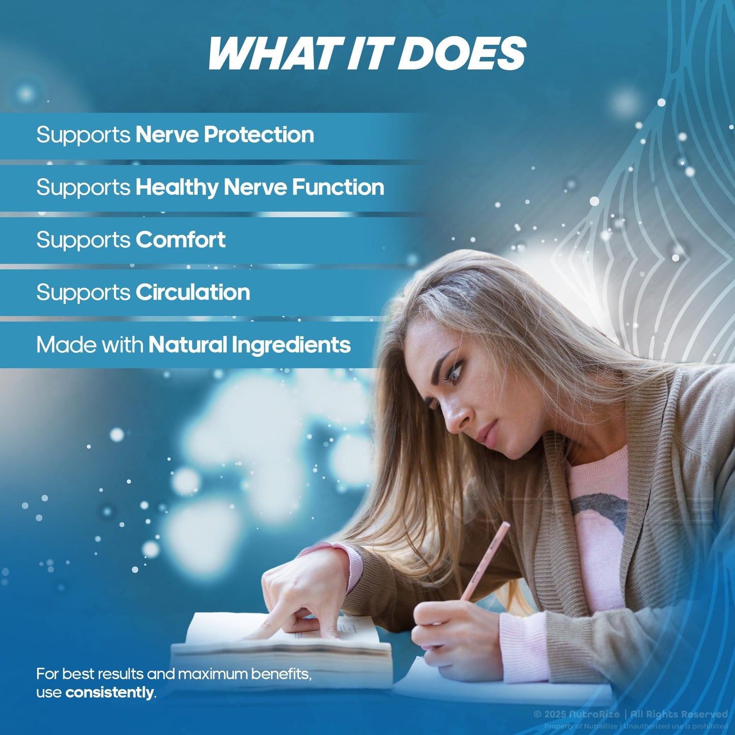 NutraRize ProNervium Advanced Nerve Health Supplement 120 Capsules