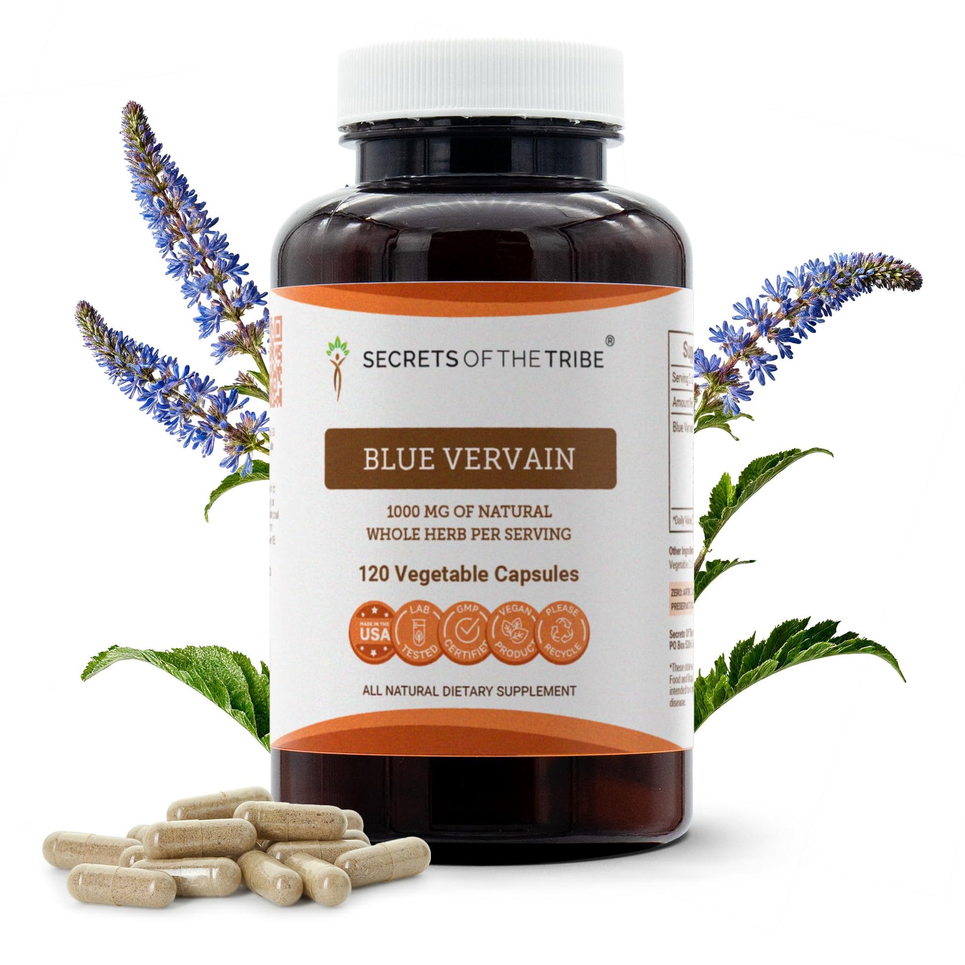 Secrets of the Tribe Blue Vervain 120 Capsules