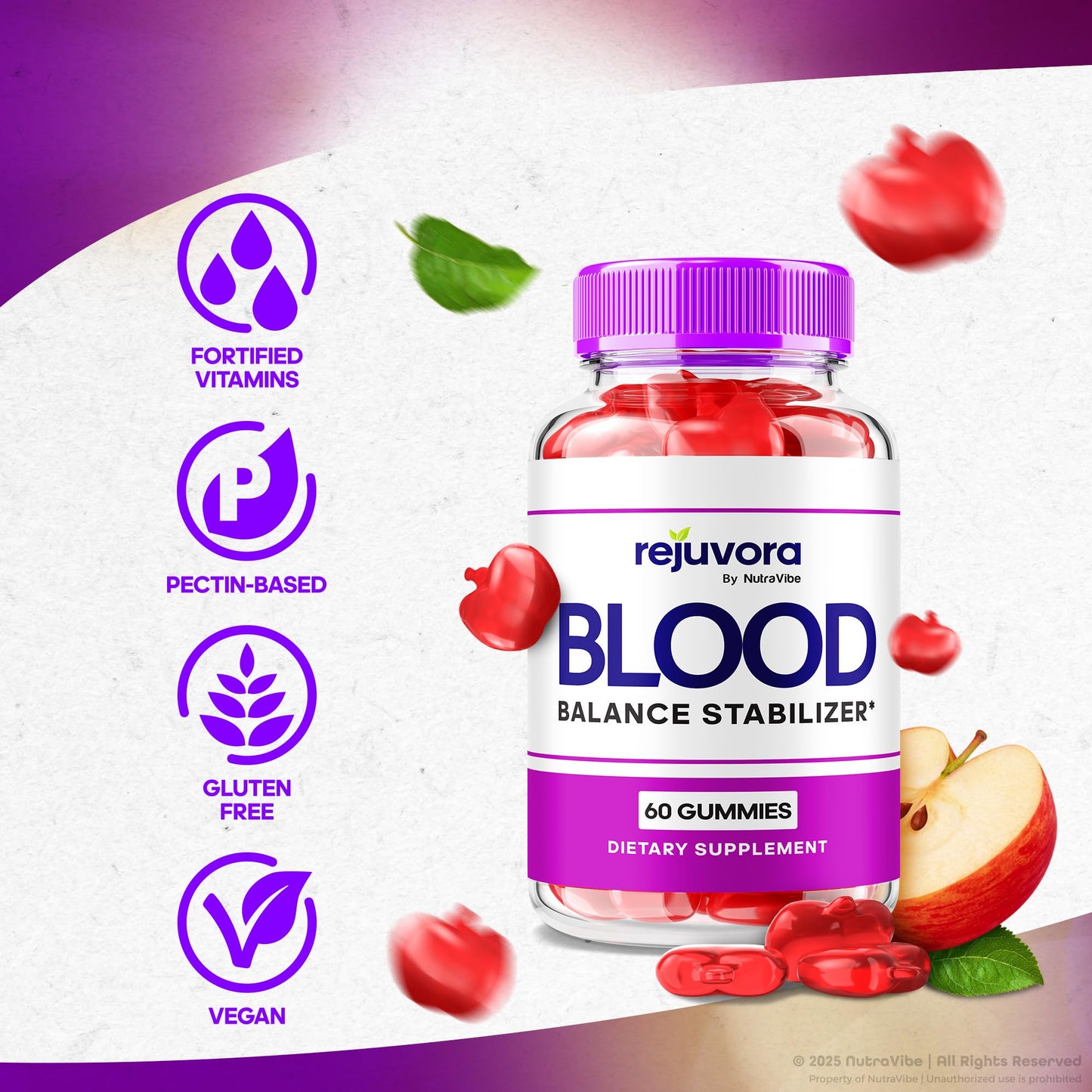NutraVibe Rejuvora Gummies 60-count
