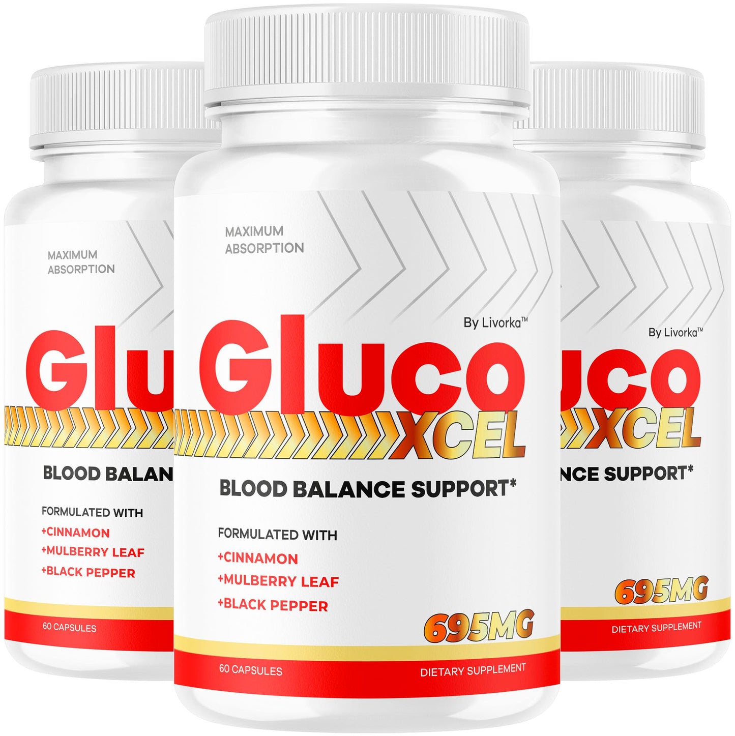 LIVORKA GlucoXcel 180 Capsules