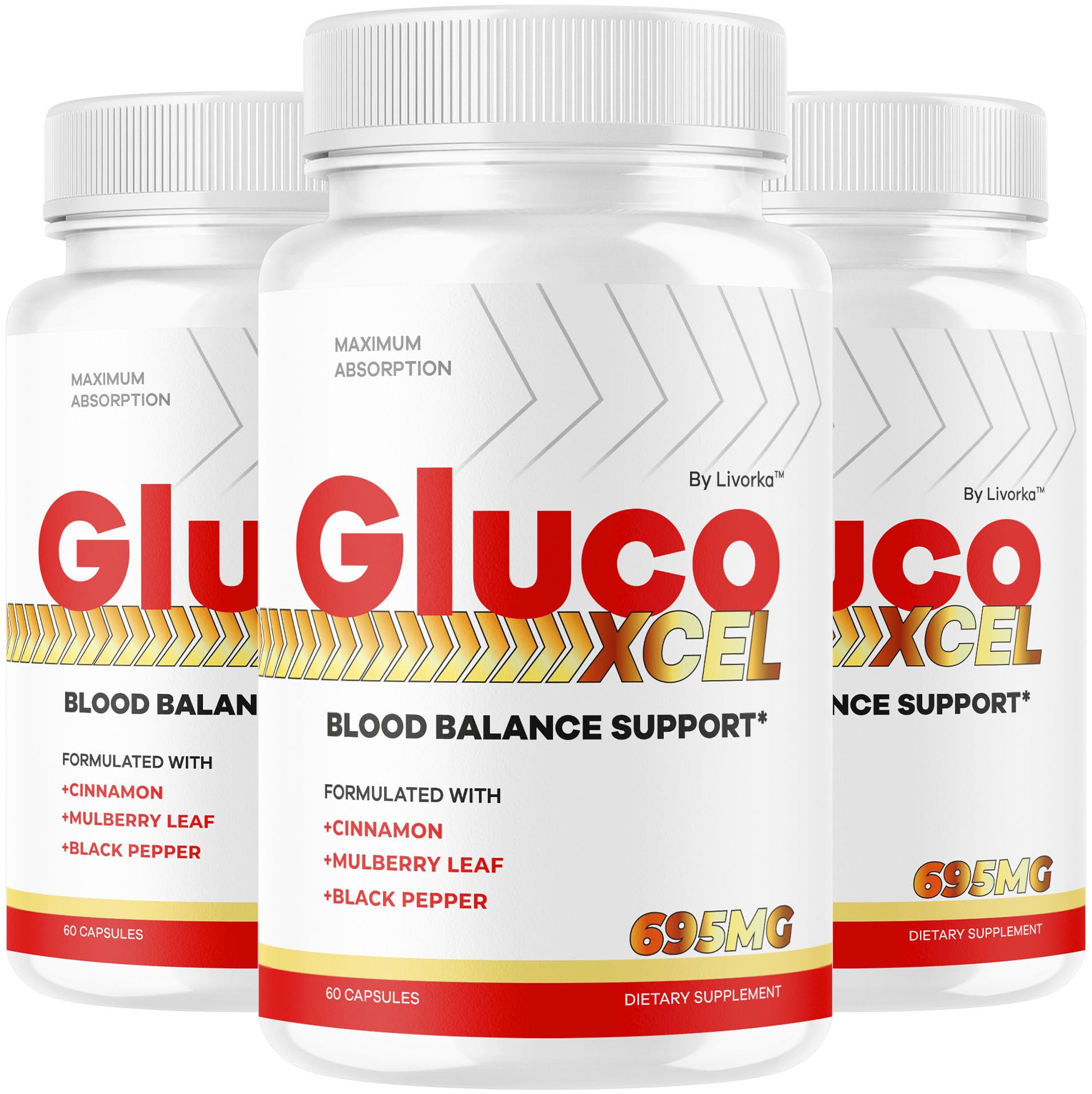 LIVORKA GlucoXcel 180 Capsules
