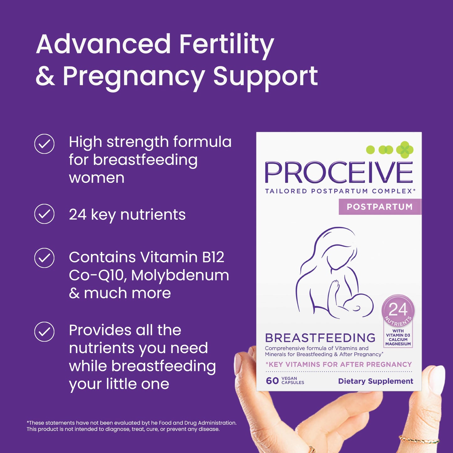 Proceive Breastfeeding Moms Vitamins 60 Capsules