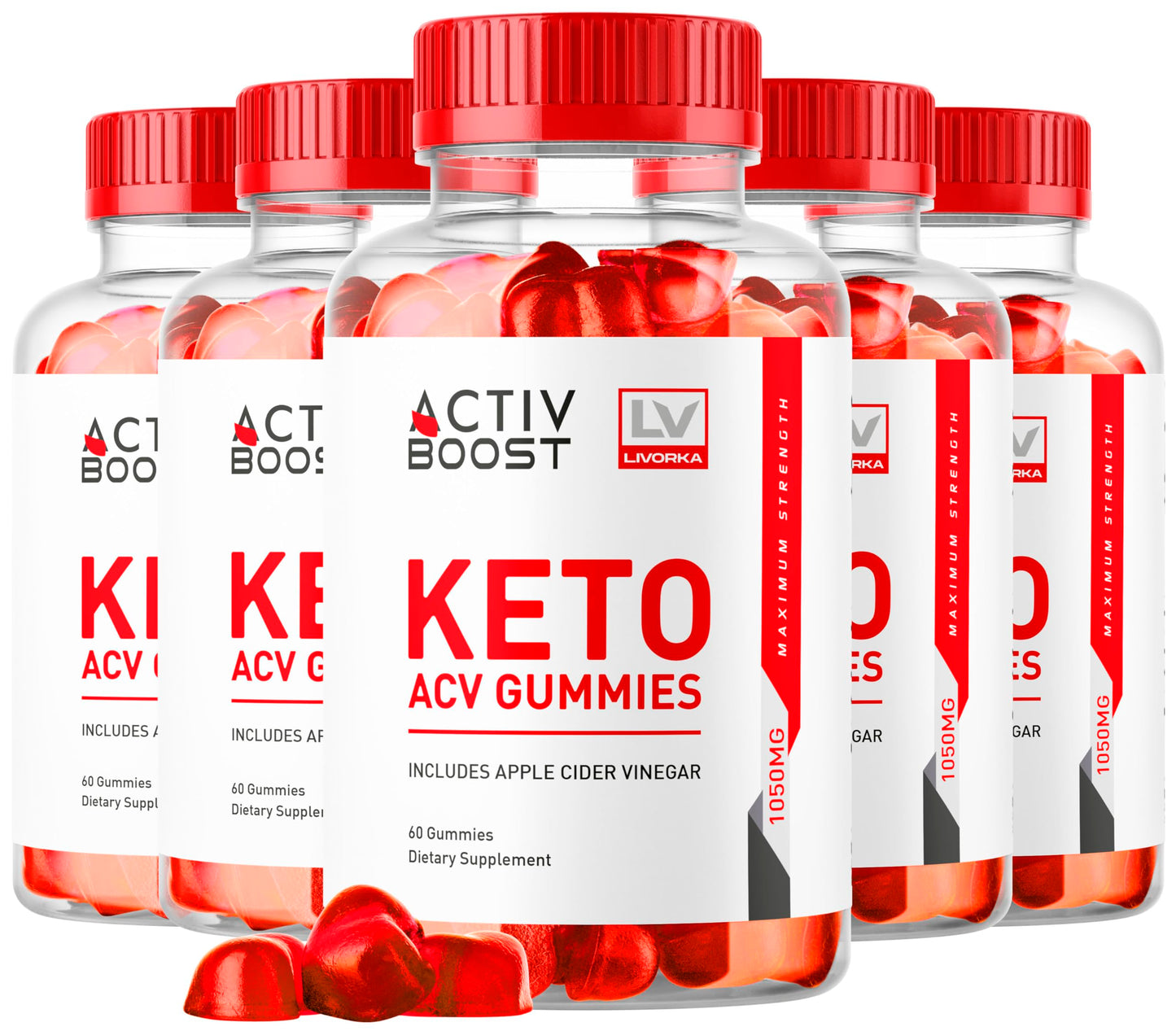 LIVORKA ActivBoost Keto ACV Gummies 300 Gummies