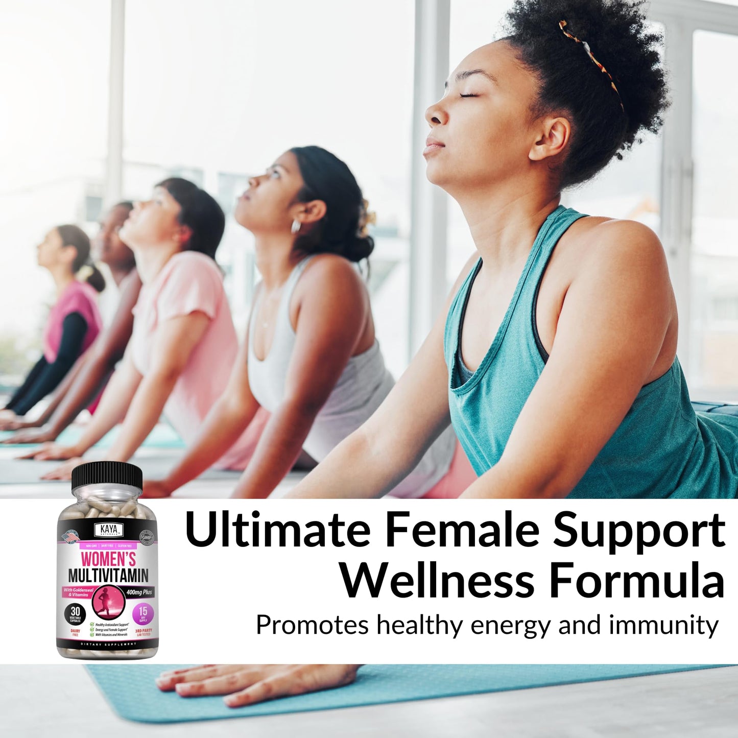 Kaya Naturals Women's Multivitamin Capsules 30 Count