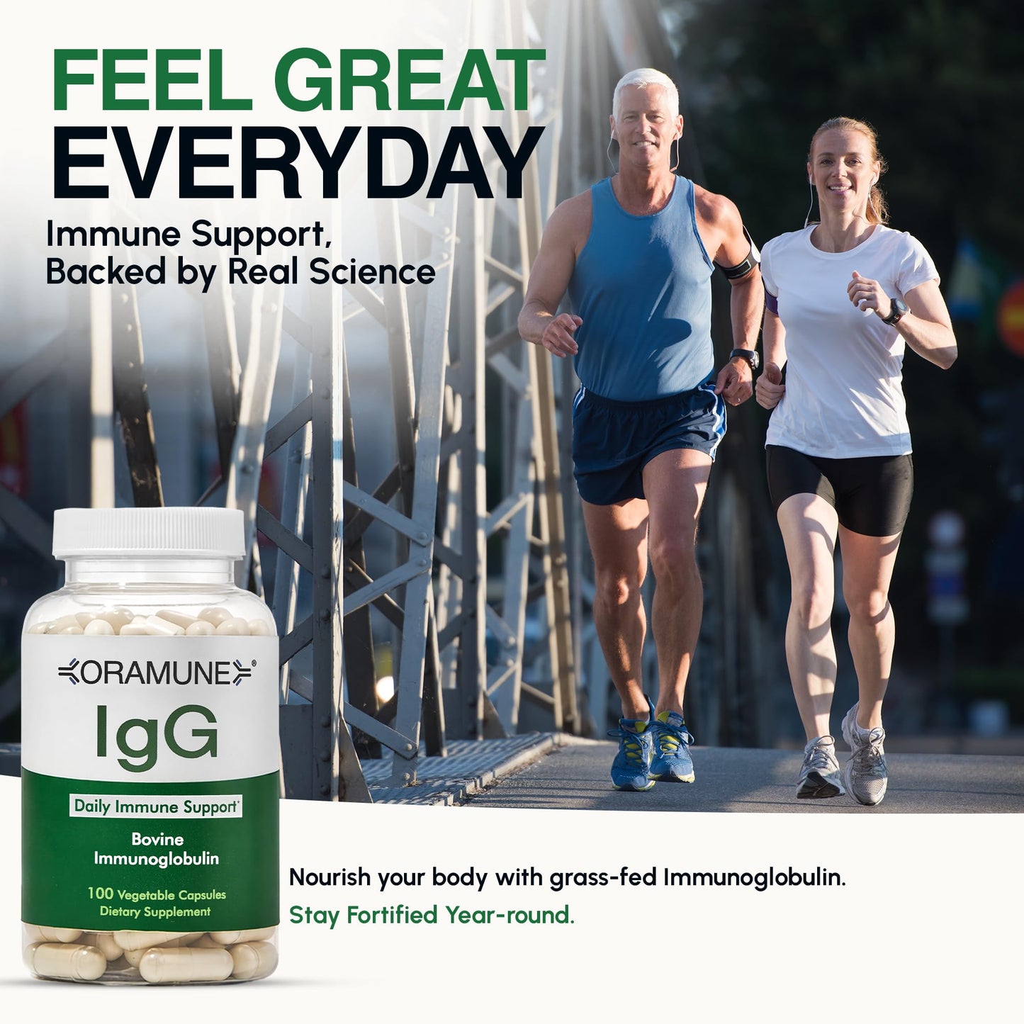 Oramune IGG with Transfer Factor Capsule, 100 Capsules